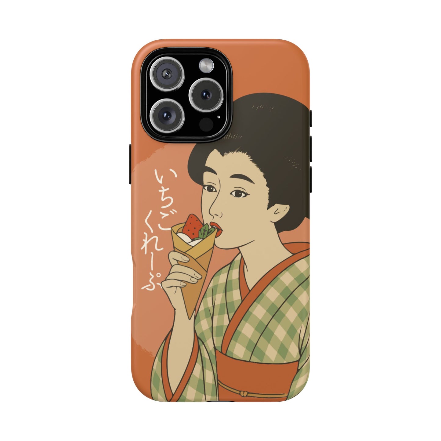 Charming Geisha iPhone Case | Strawberry Crepe