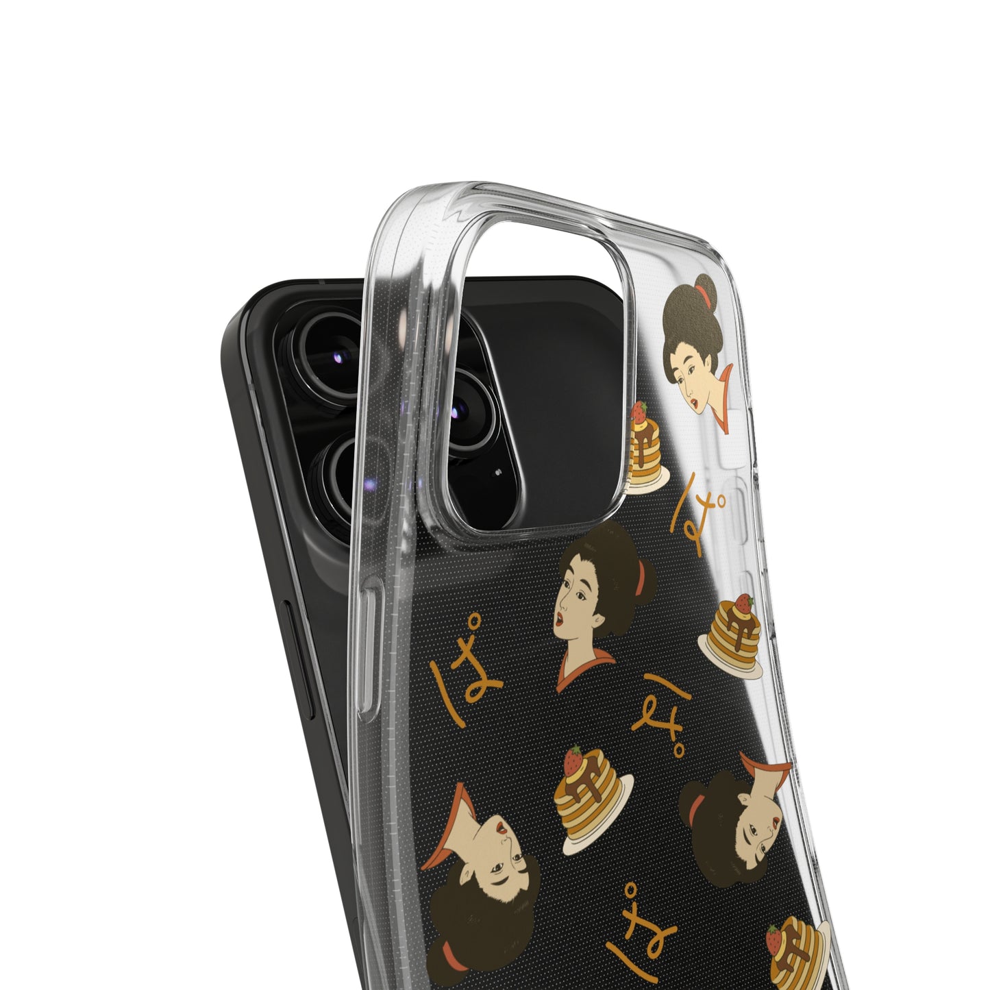 Charming Geisha Clear Silicone iPhone Case | Pancake