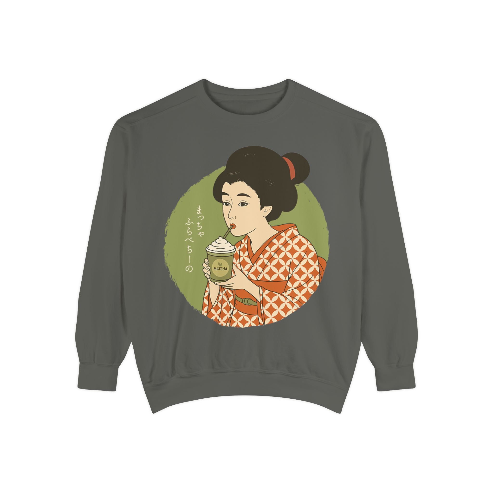 Charming Geisha Sweatshirt | Matcha Frappuccino