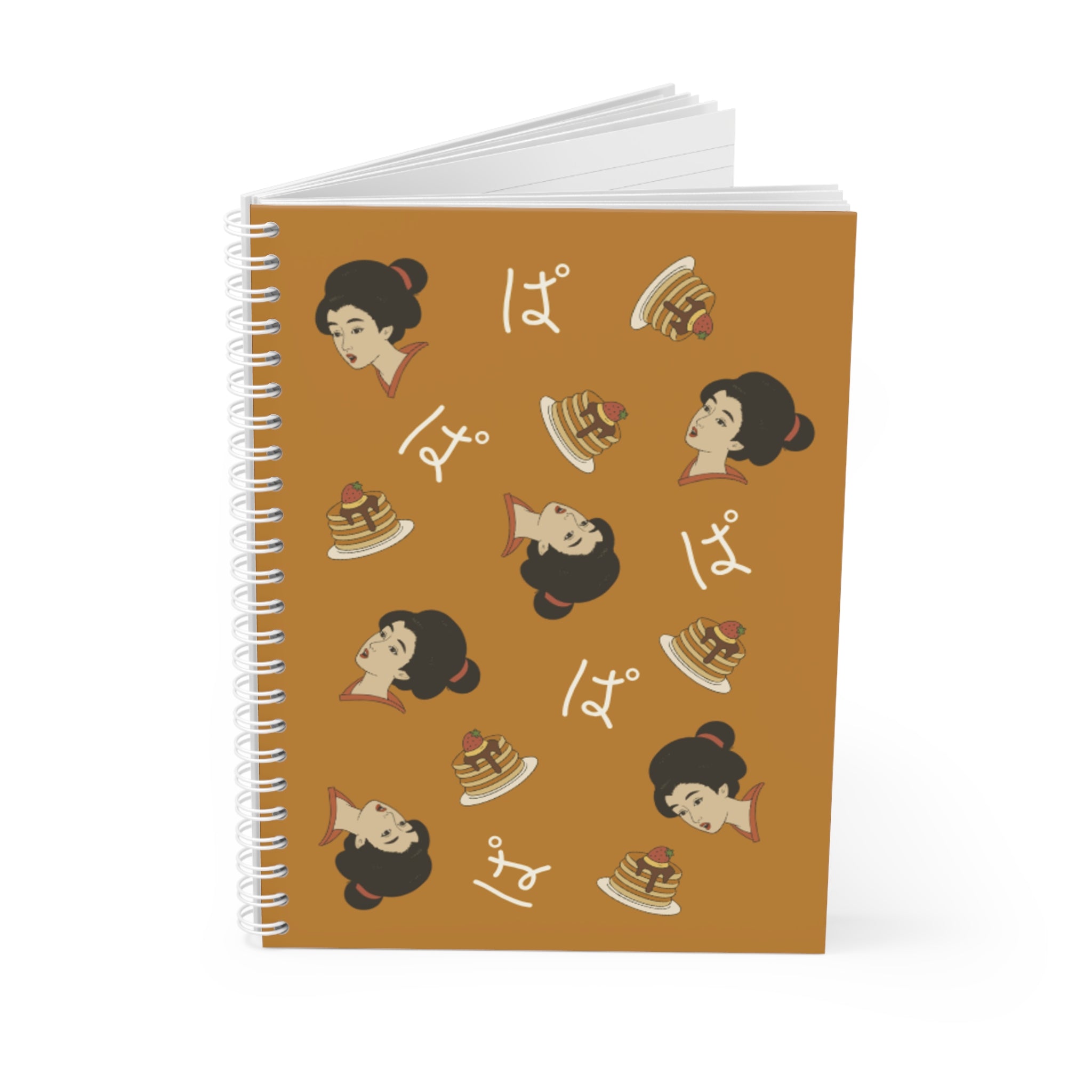 Charming Geisha Spiral Notebook | Pancake