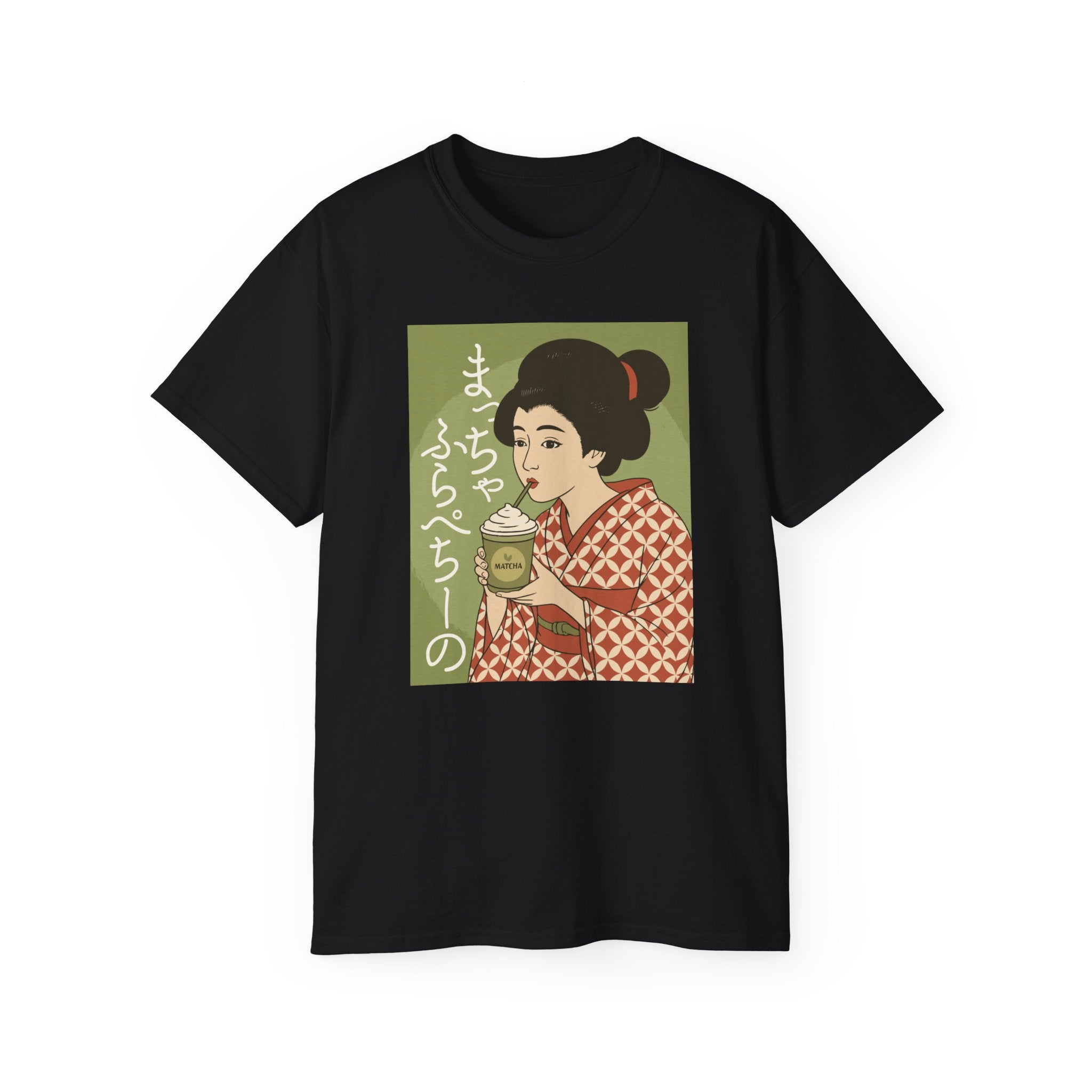 Charming Geisha Unisex Tee | Matcha