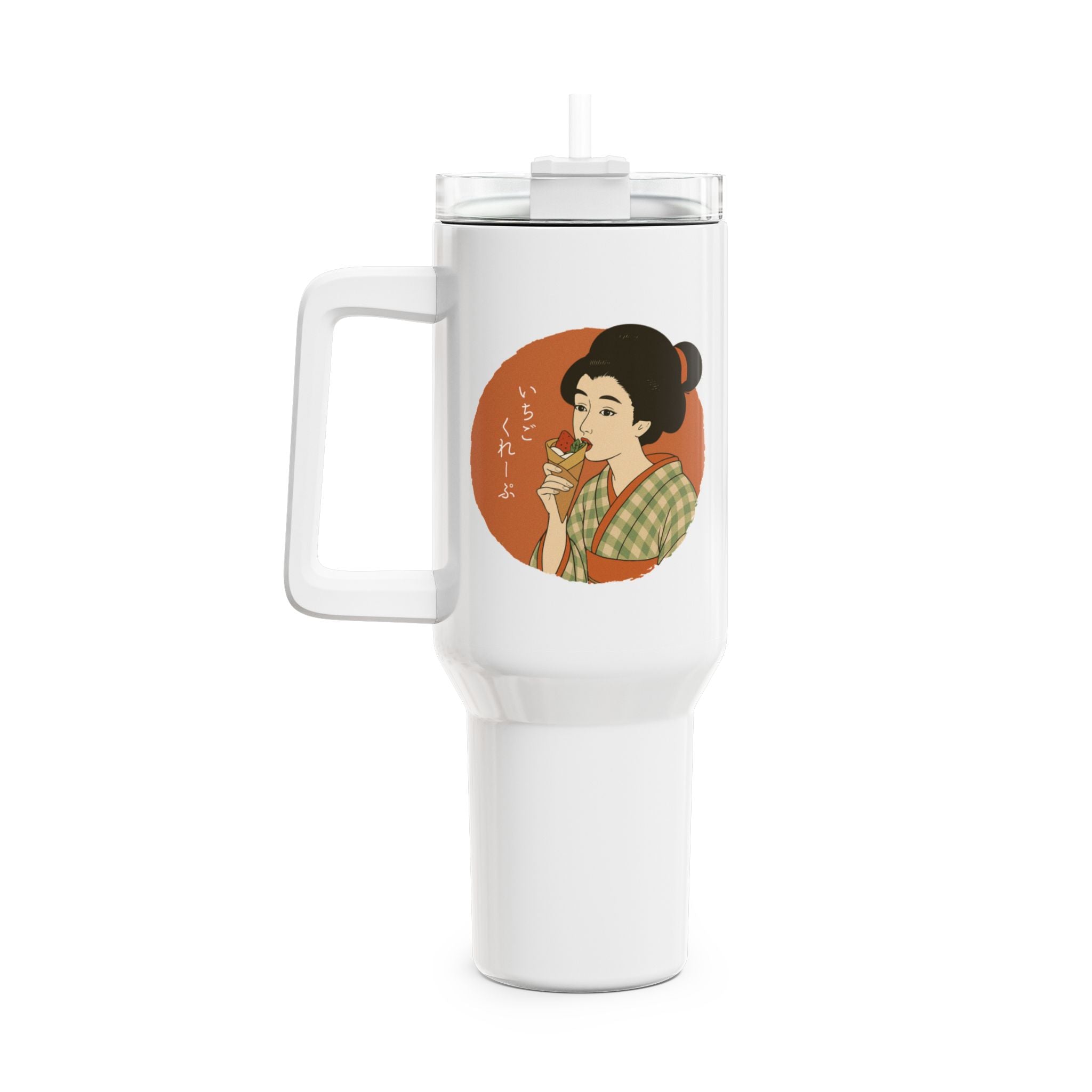 Charming Geisha 40oz Tumbler | Matcha Frappuccino