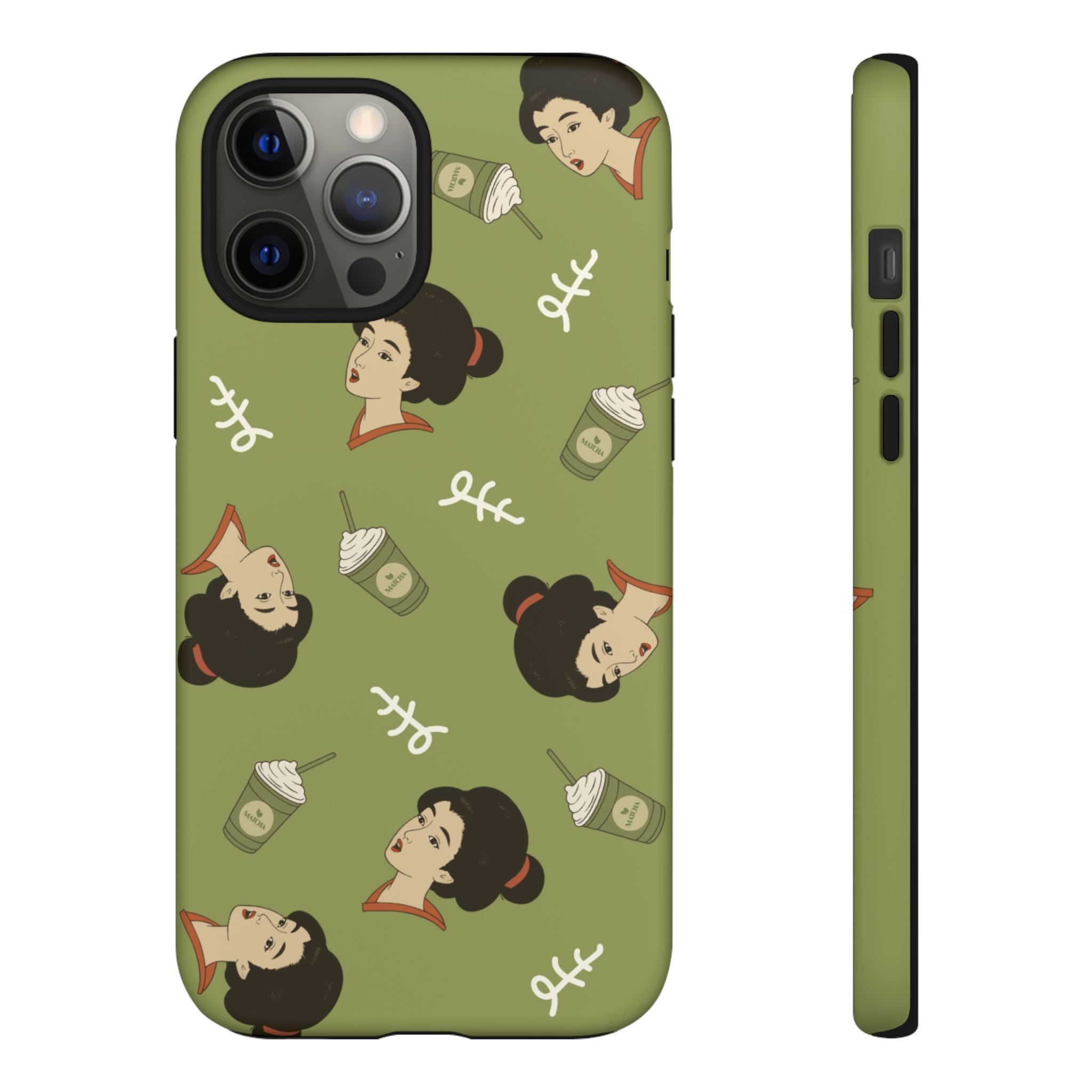 Charming Geisha iPhone Case | Matcha