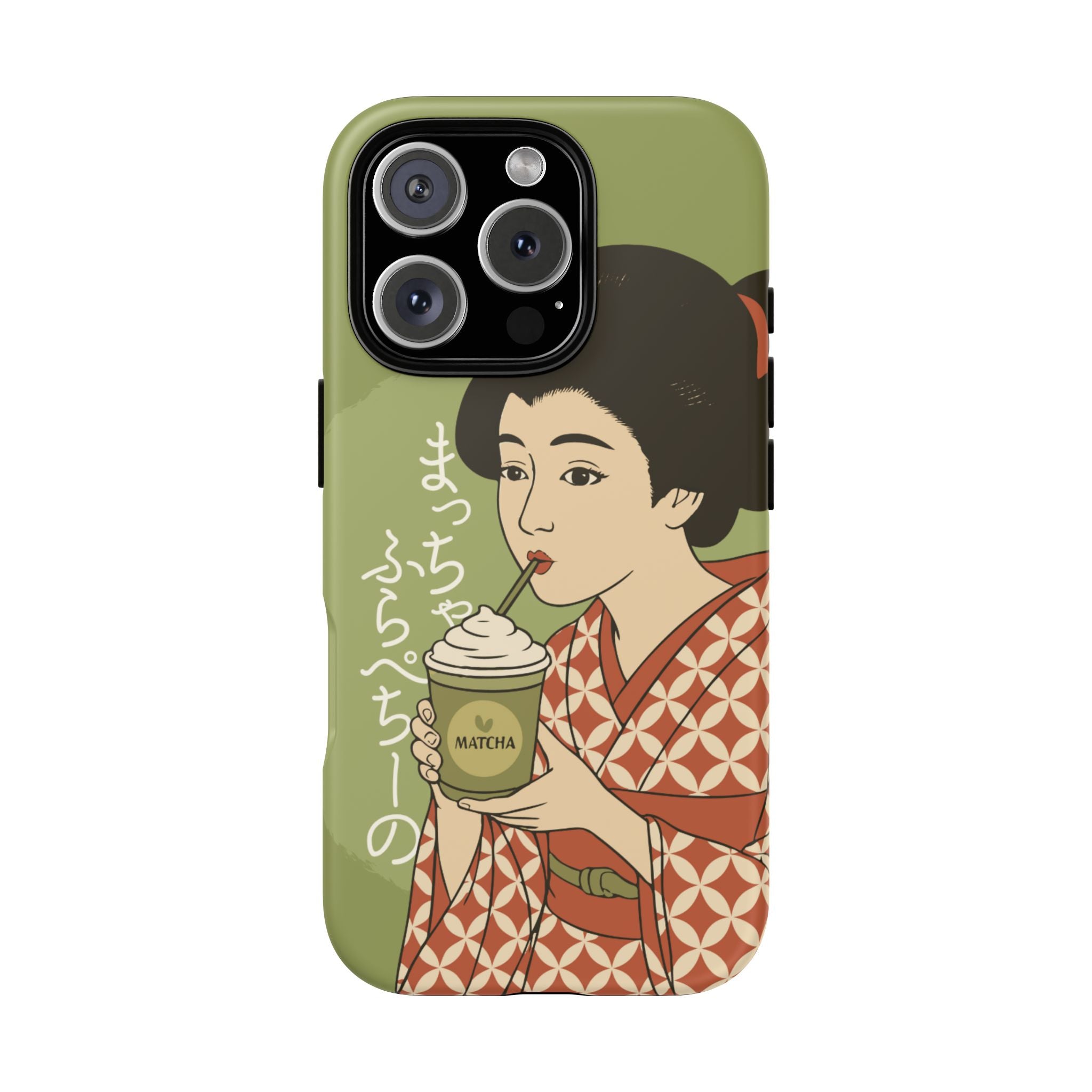 Charming Geisha iPhone Case | Matcha Frappuccino