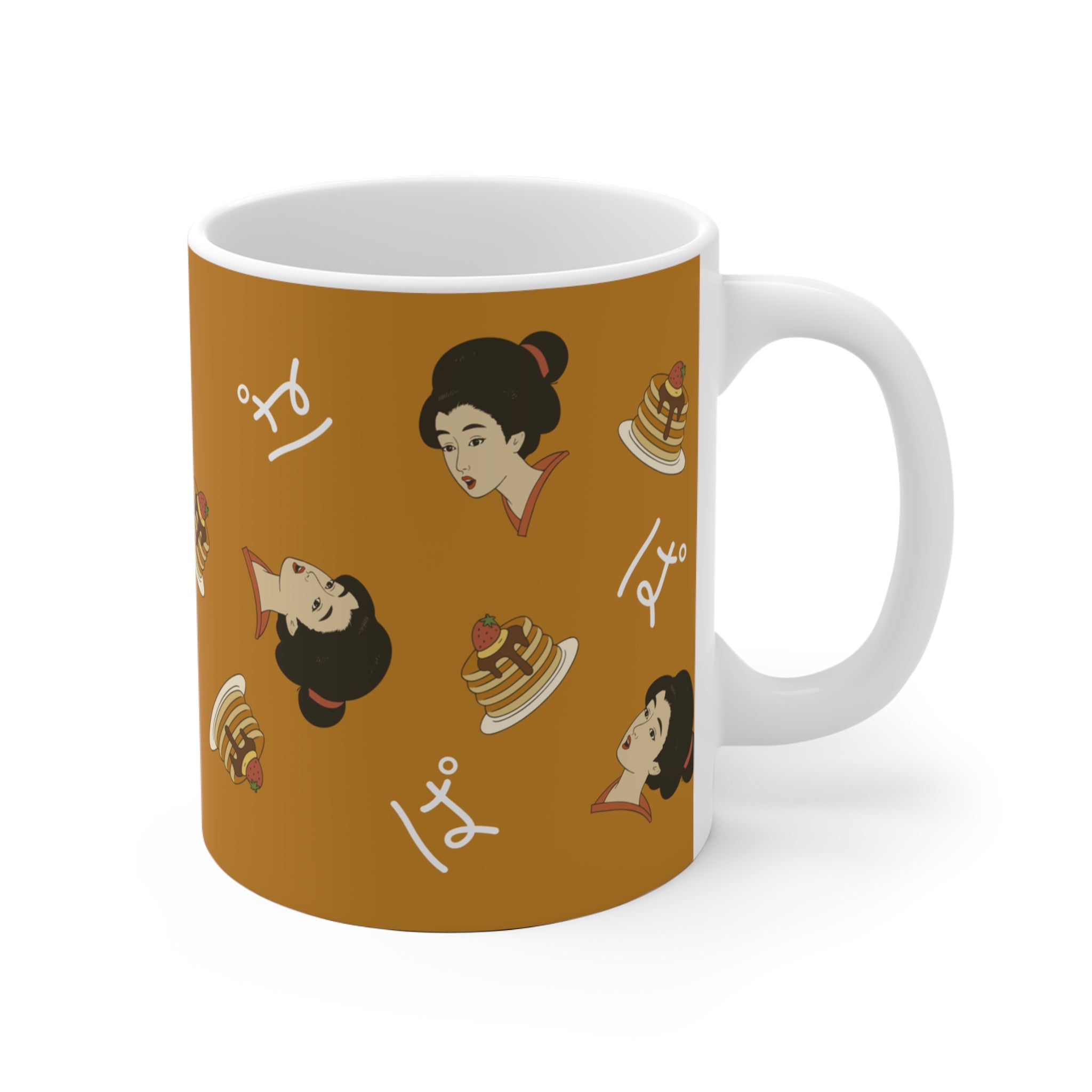 Charming Geisha Ceramic Mug | Pancake