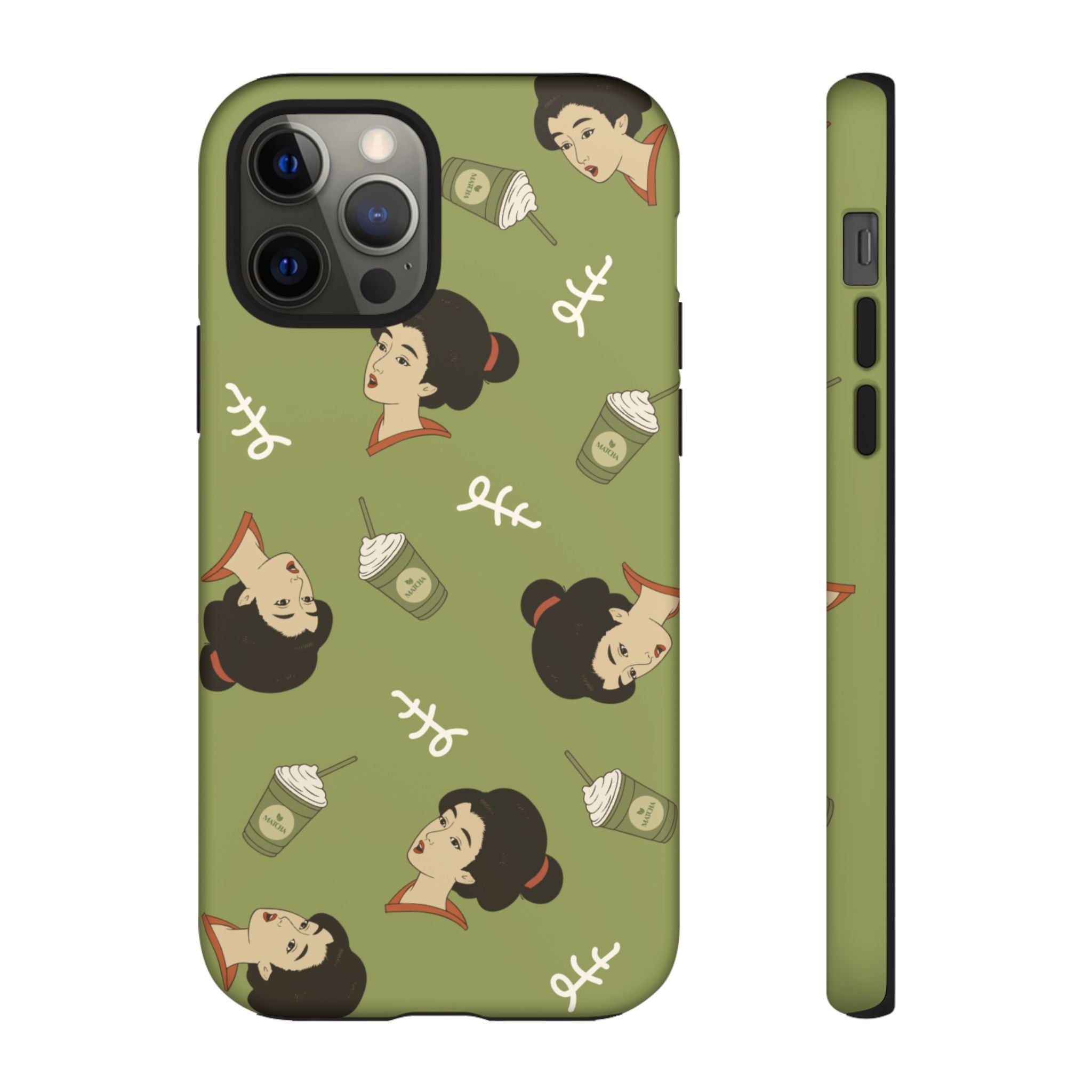 Charming Geisha iPhone Case | Matcha