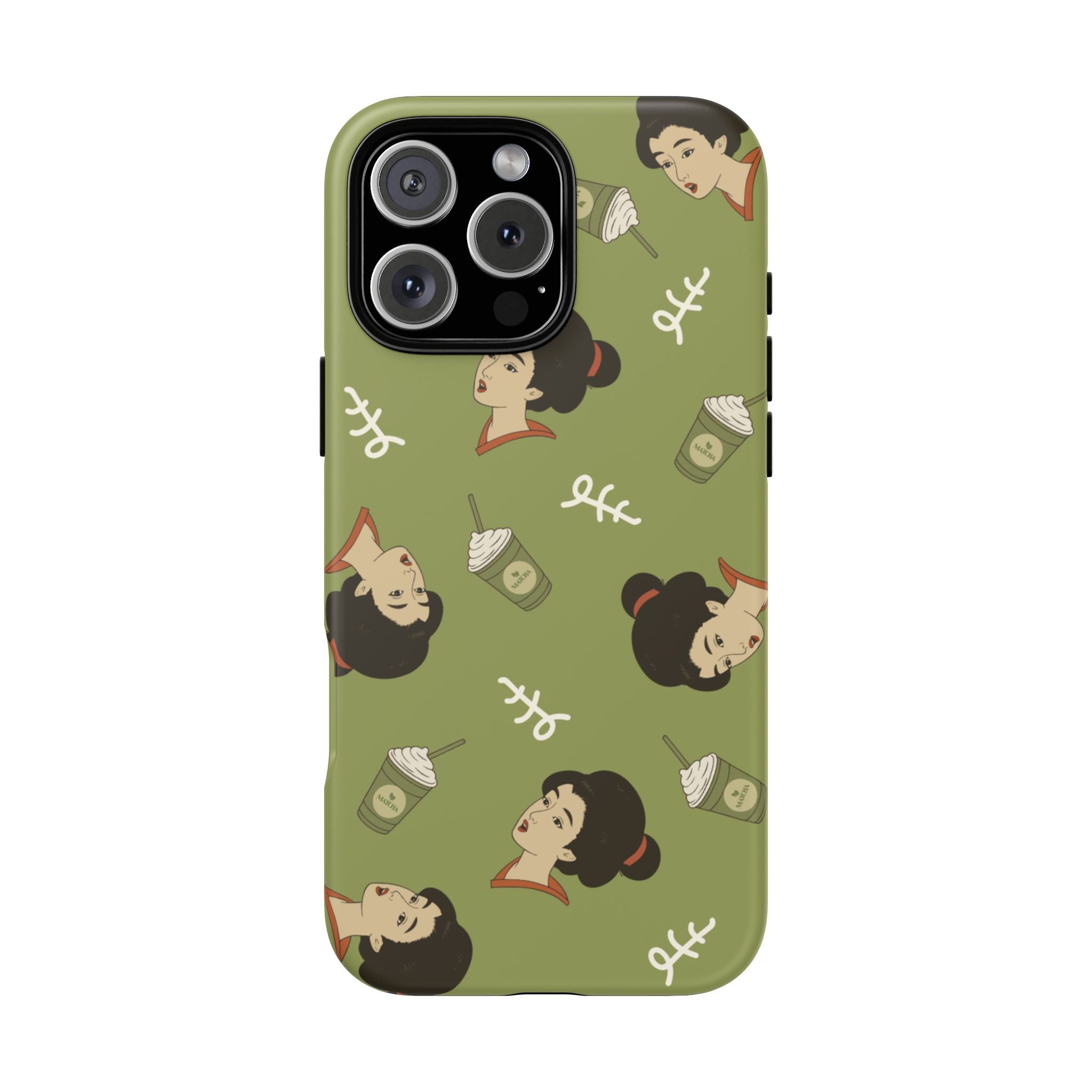 Charming Geisha iPhone Case | Matcha