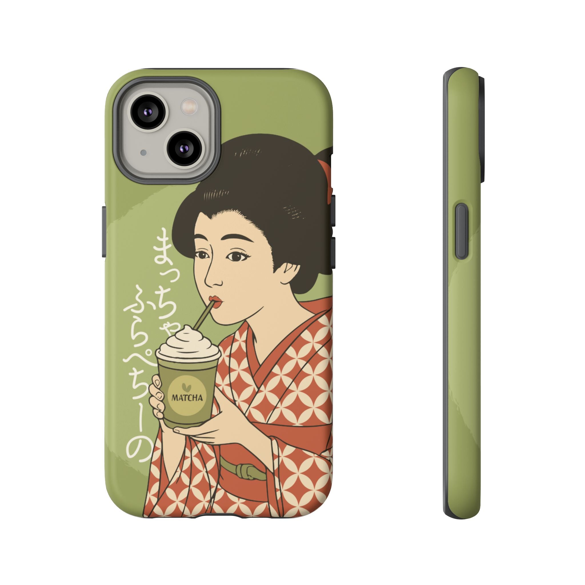 Charming Geisha iPhone Case | Matcha Frappuccino
