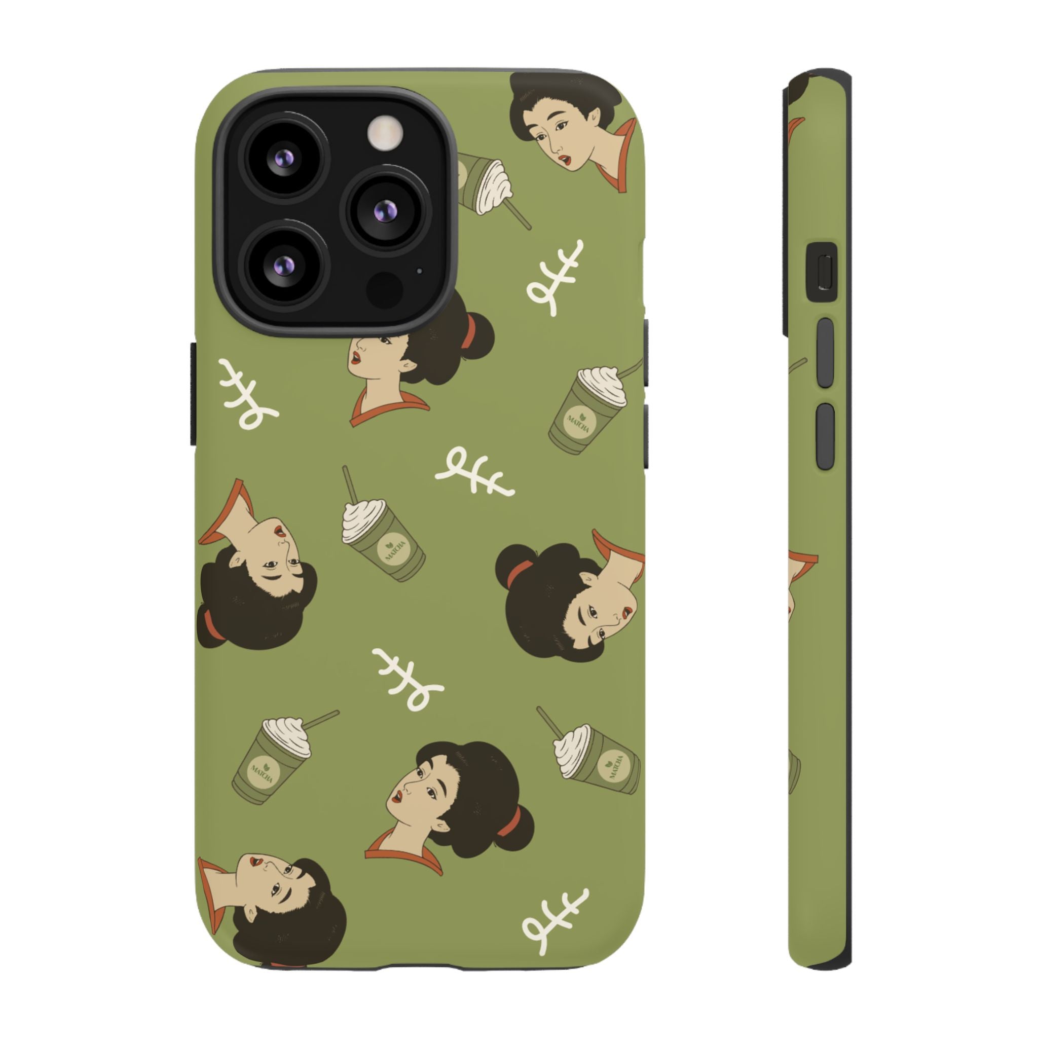 Charming Geisha iPhone Case | Matcha