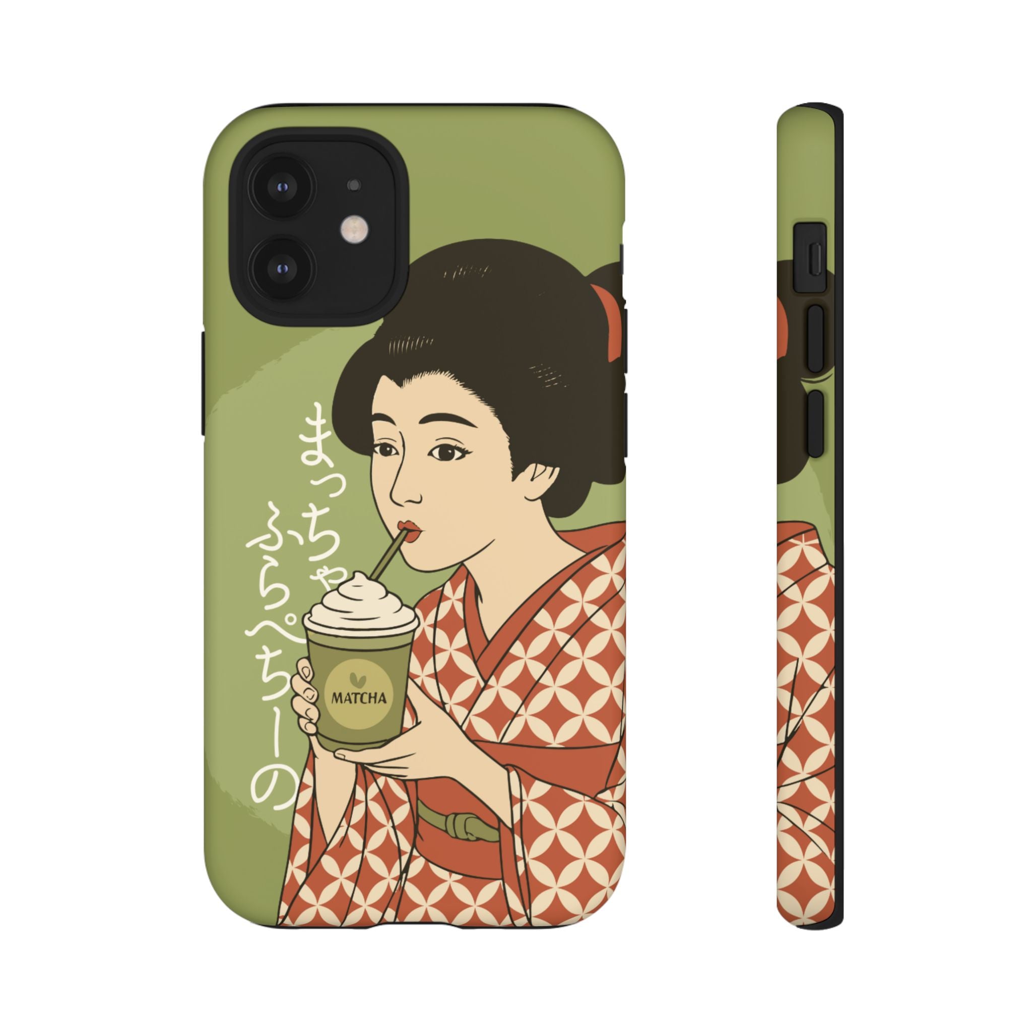 Charming Geisha iPhone Case | Matcha Frappuccino