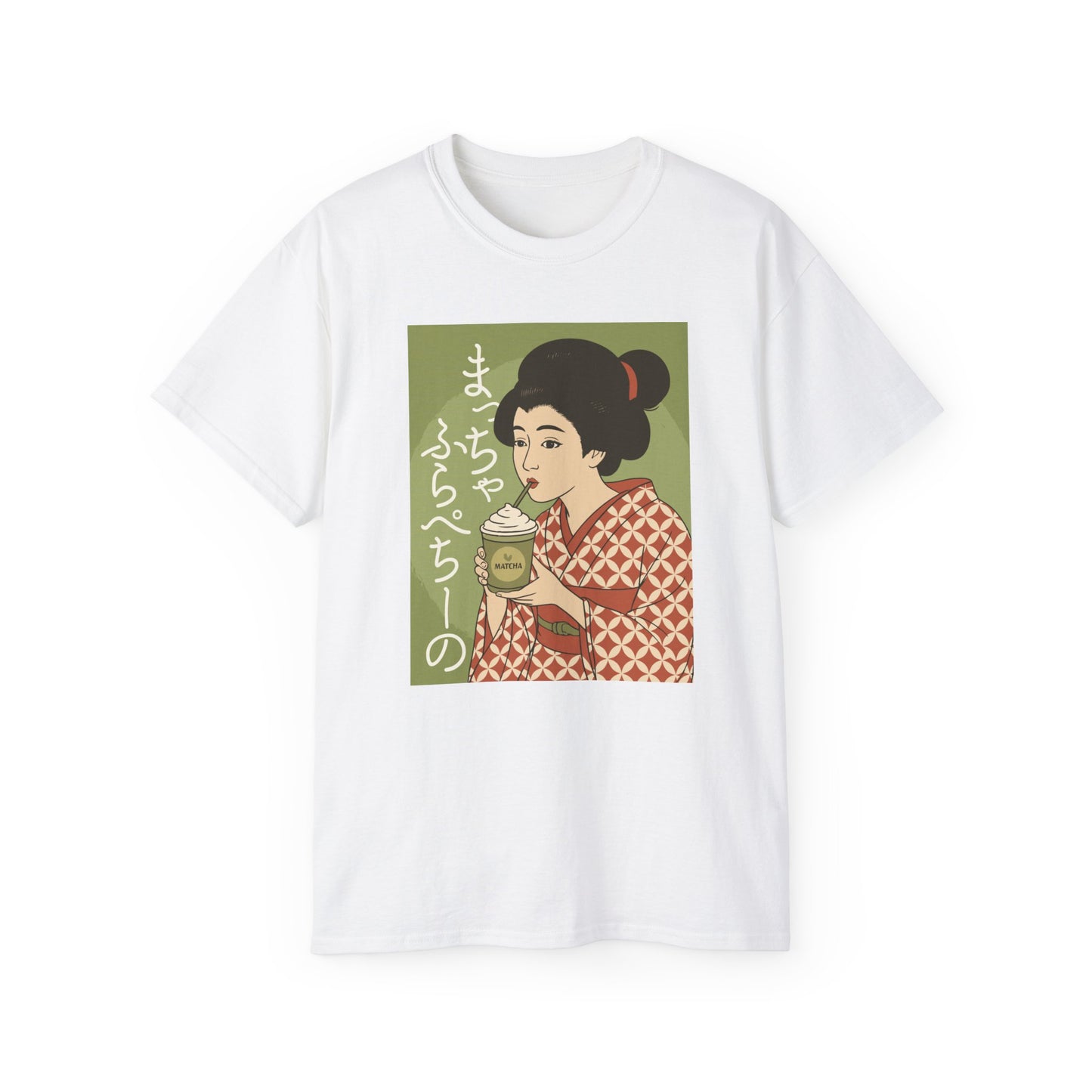Charming Geisha Unisex Tee | Matcha