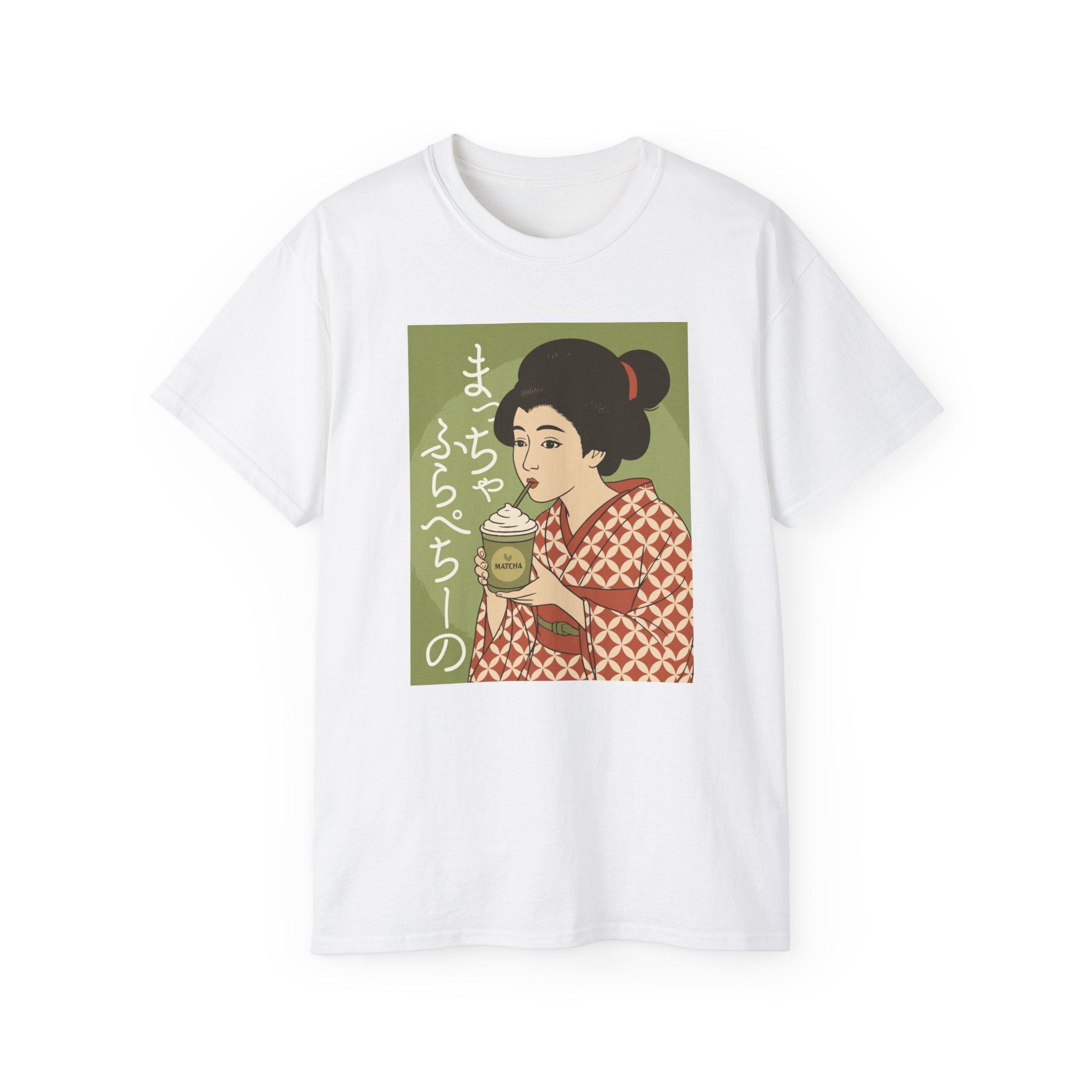 Charming Geisha Unisex Tee | Matcha