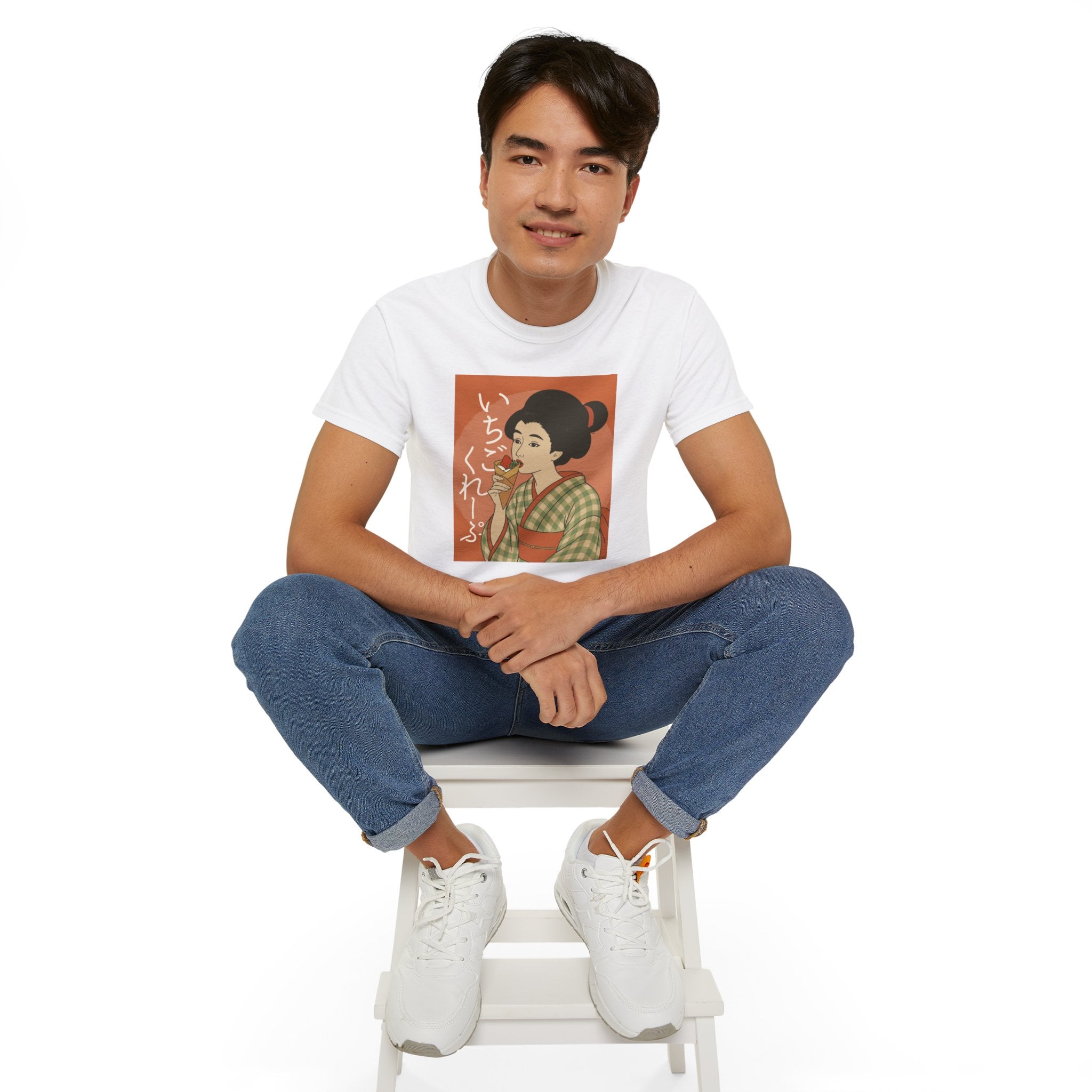 Charming Geisha Unisex Tee | Strawberry Crepe