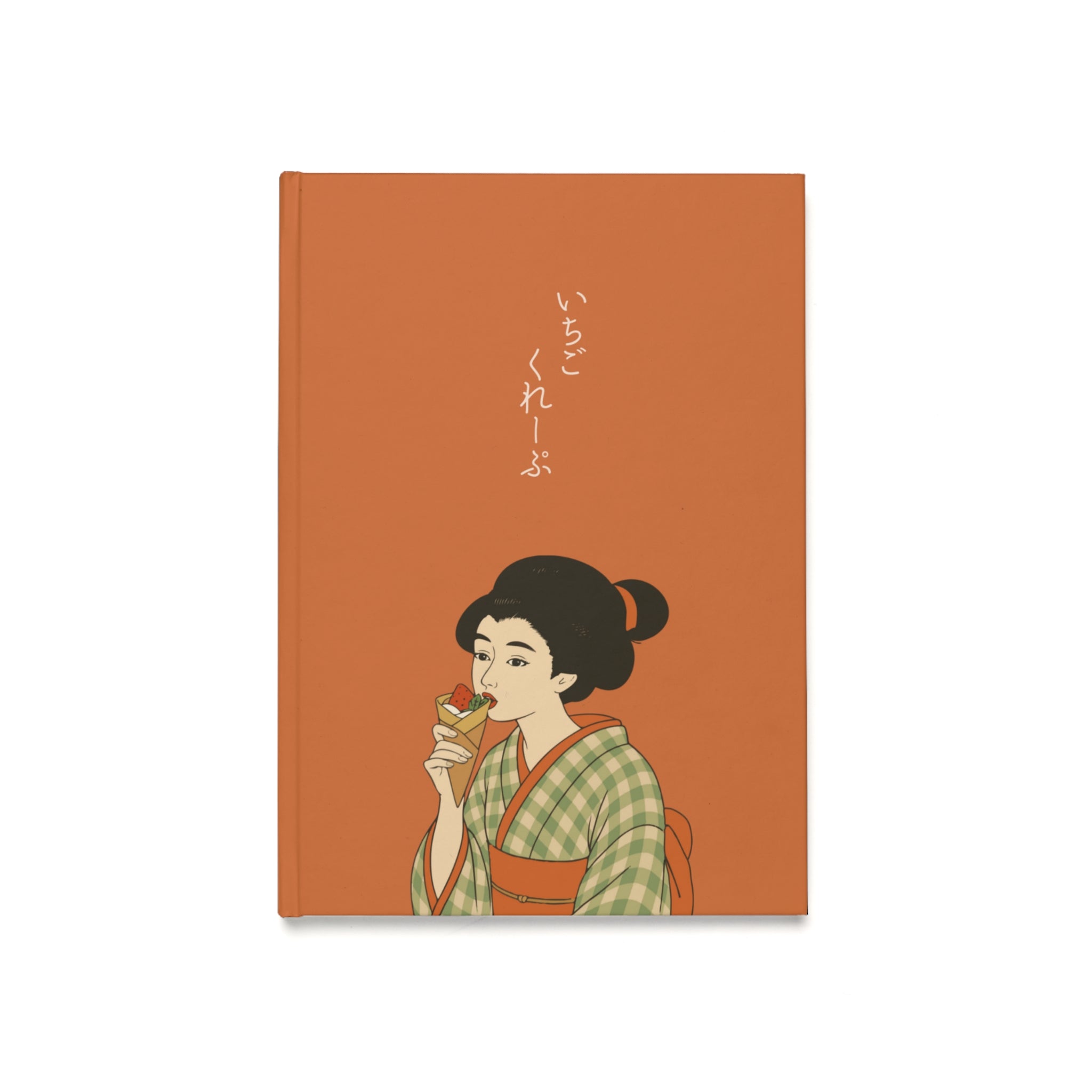Charming Geisha Hardcover Journal | Strawberry Crepe