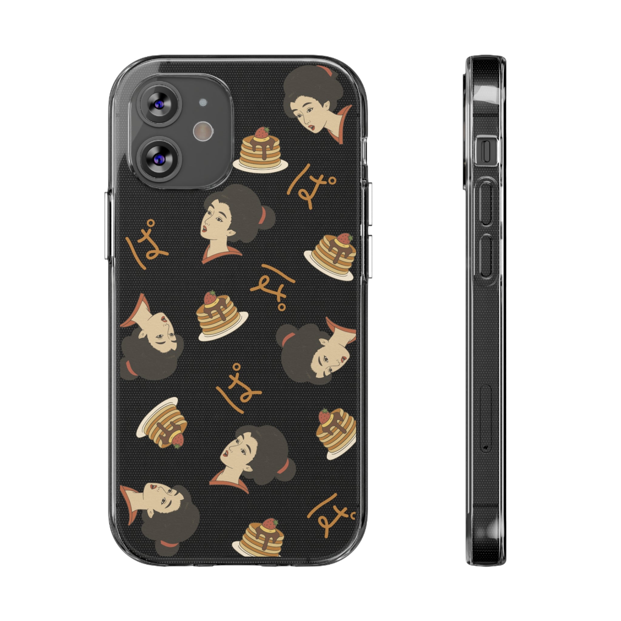 Charming Geisha Clear Silicone iPhone Case | Pancake