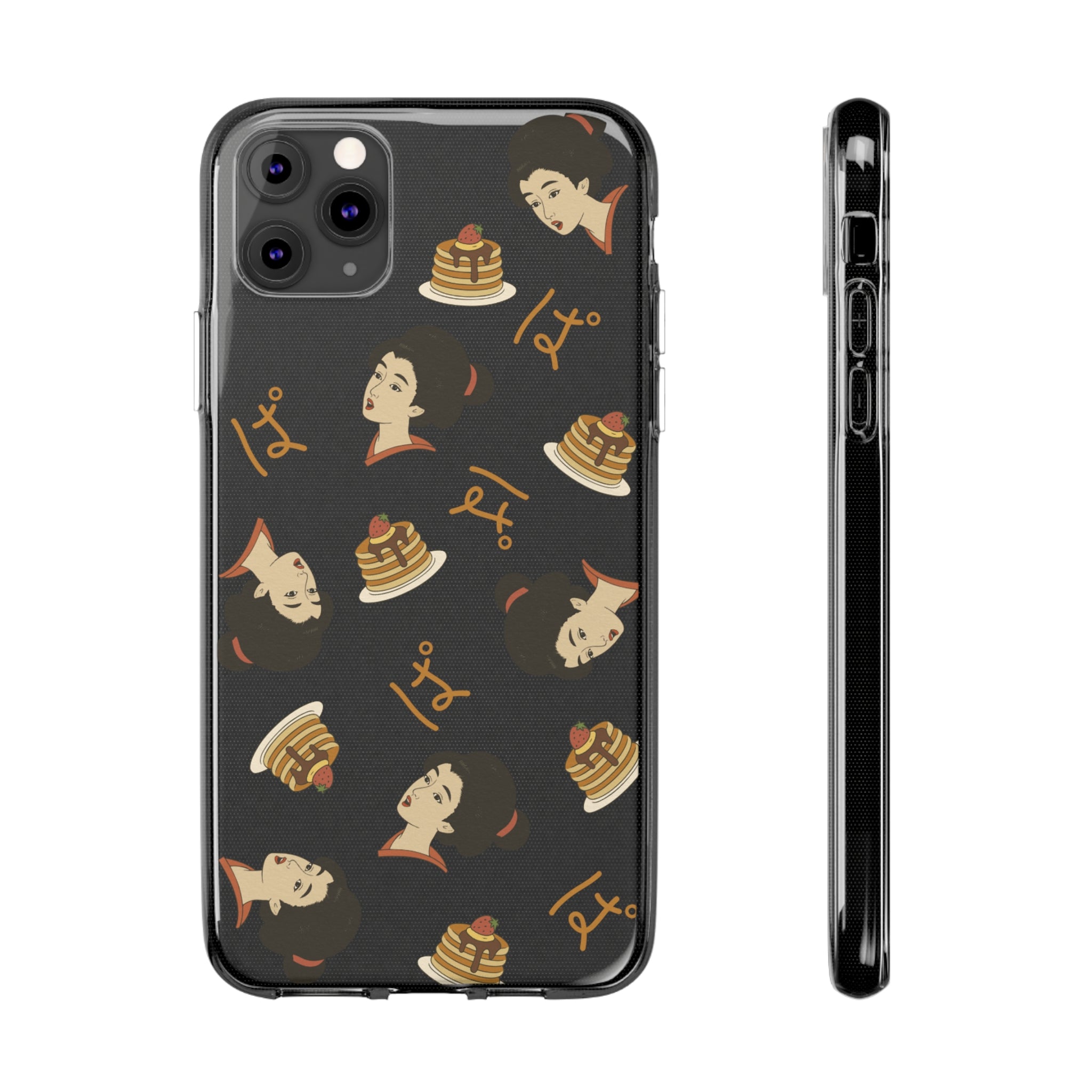Charming Geisha Clear Silicone iPhone Case | Pancake