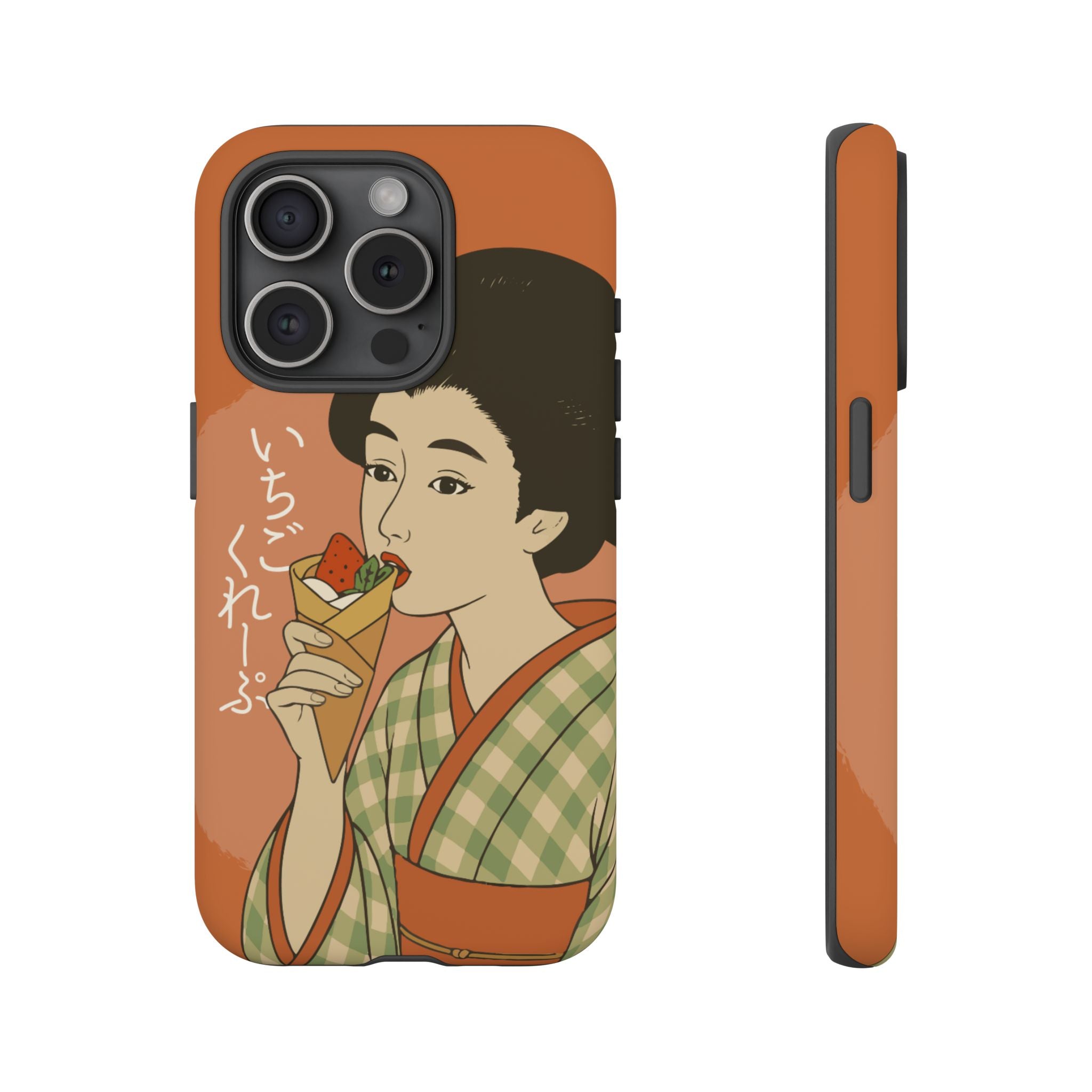 Charming Geisha iPhone Case | Strawberry Crepe