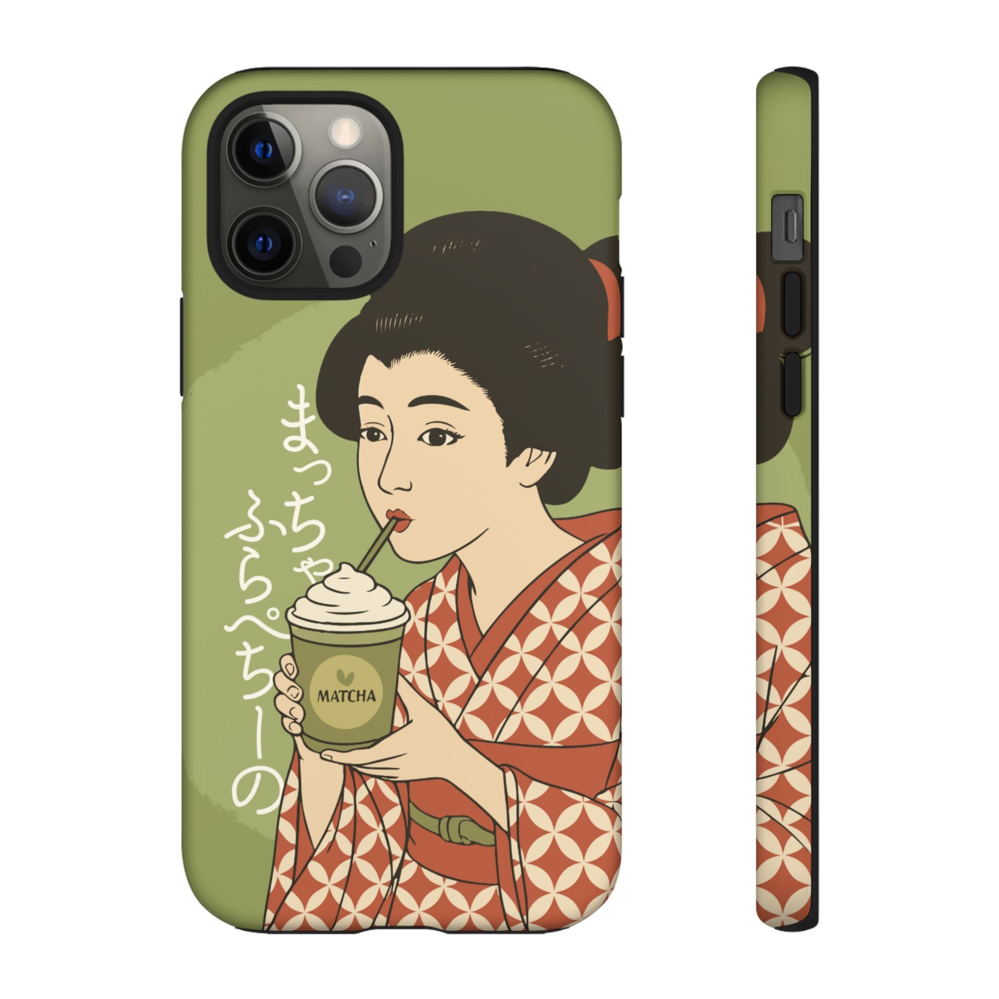 Charming Geisha iPhone Case | Matcha Frappuccino