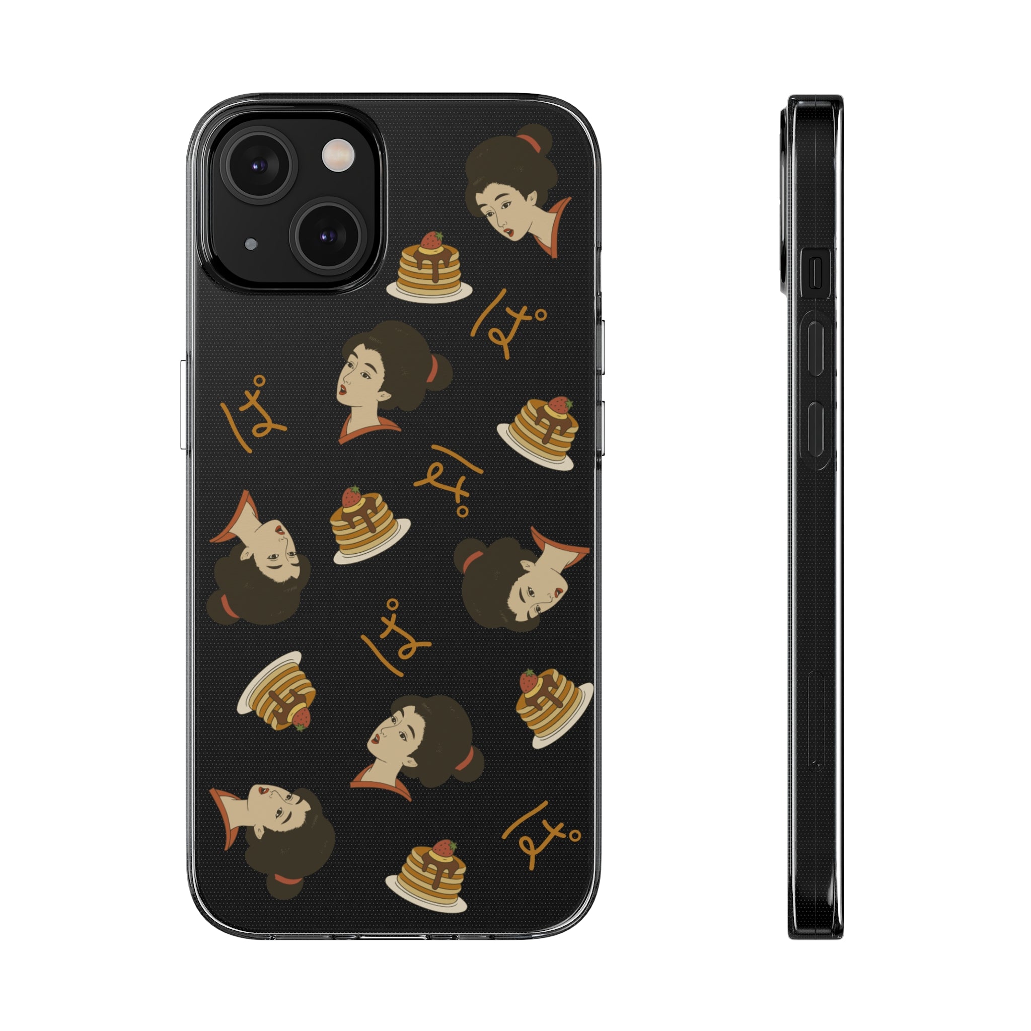 Charming Geisha Clear Silicone iPhone Case | Pancake