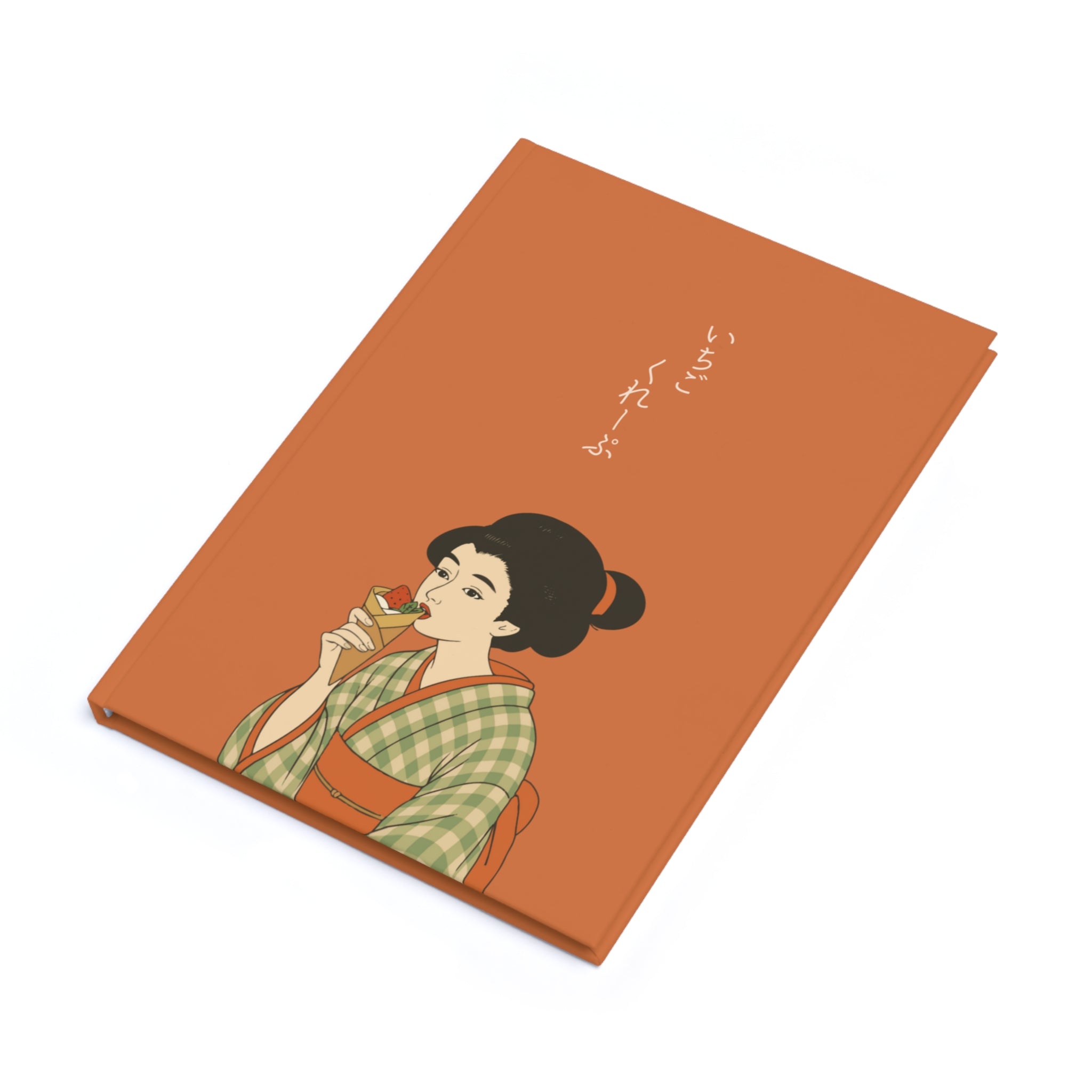 Charming Geisha Hardcover Journal | Strawberry Crepe