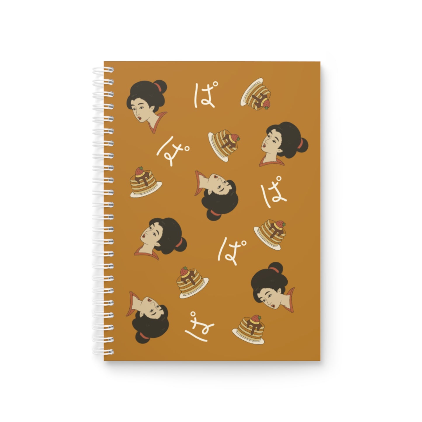 Charming Geisha Spiral Notebook | Pancake
