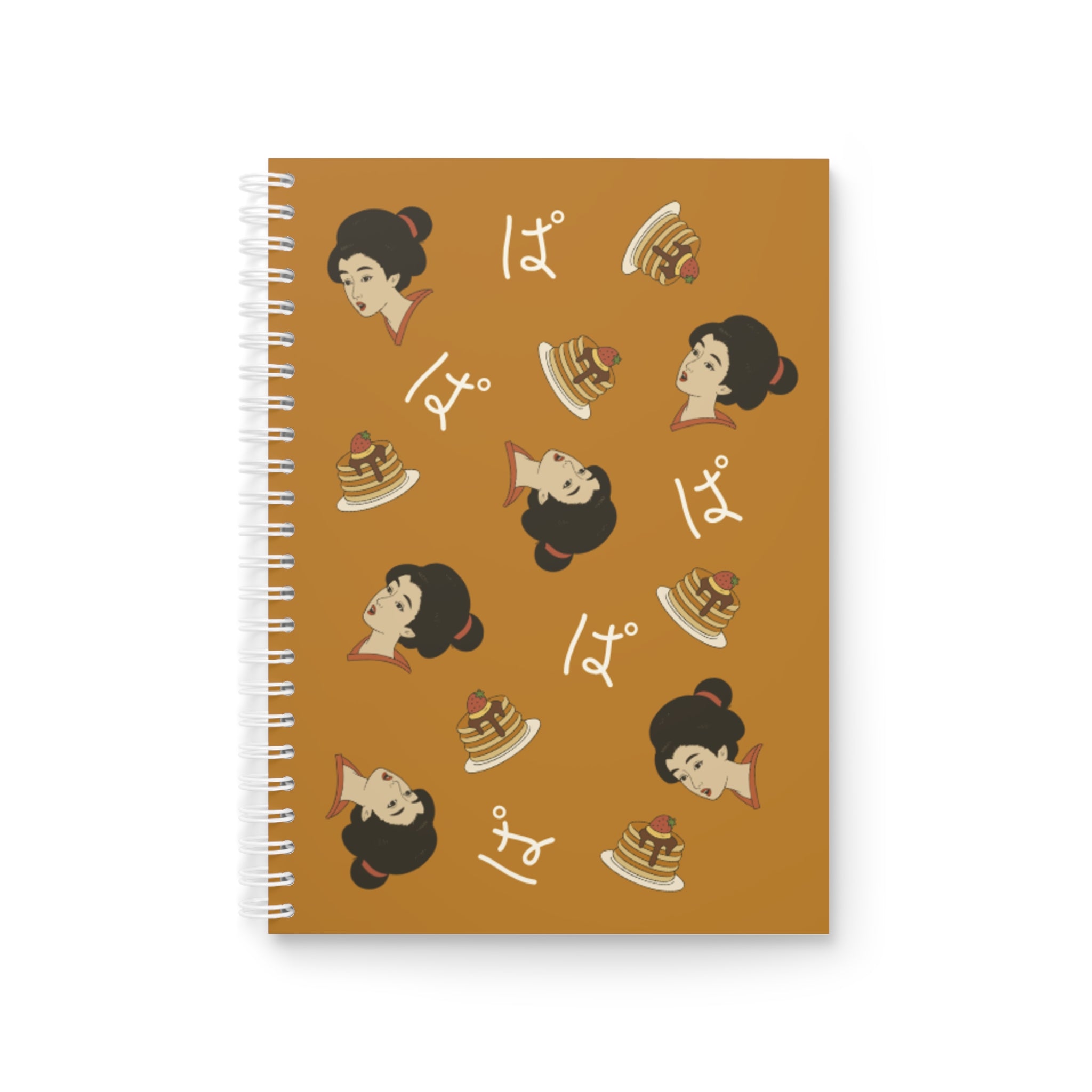 Charming Geisha Spiral Notebook | Pancake