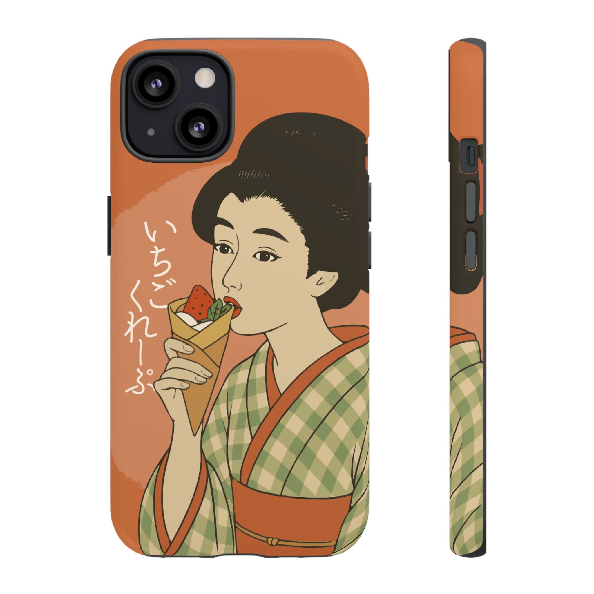 Charming Geisha iPhone Case | Strawberry Crepe