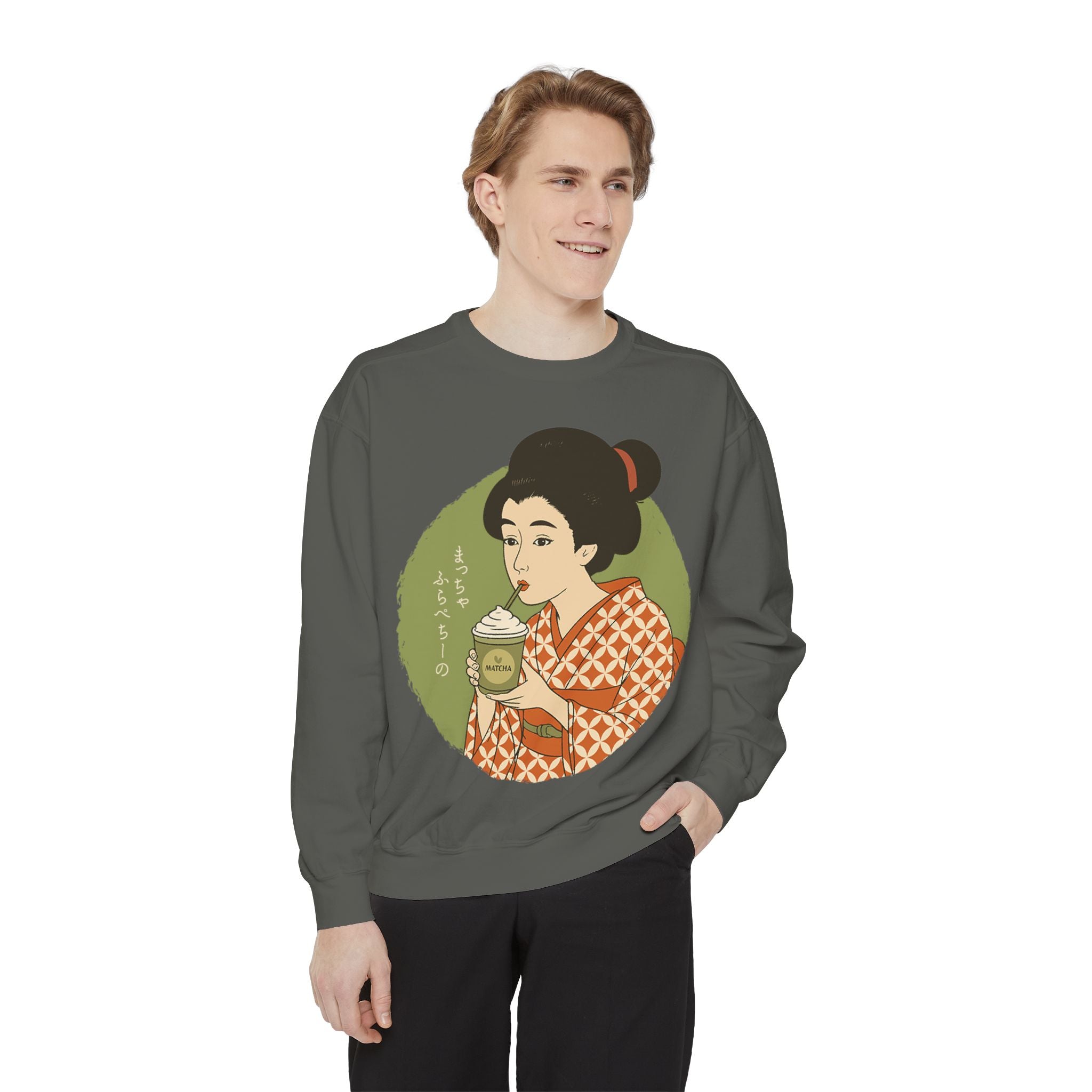 Charming Geisha Sweatshirt | Matcha Frappuccino
