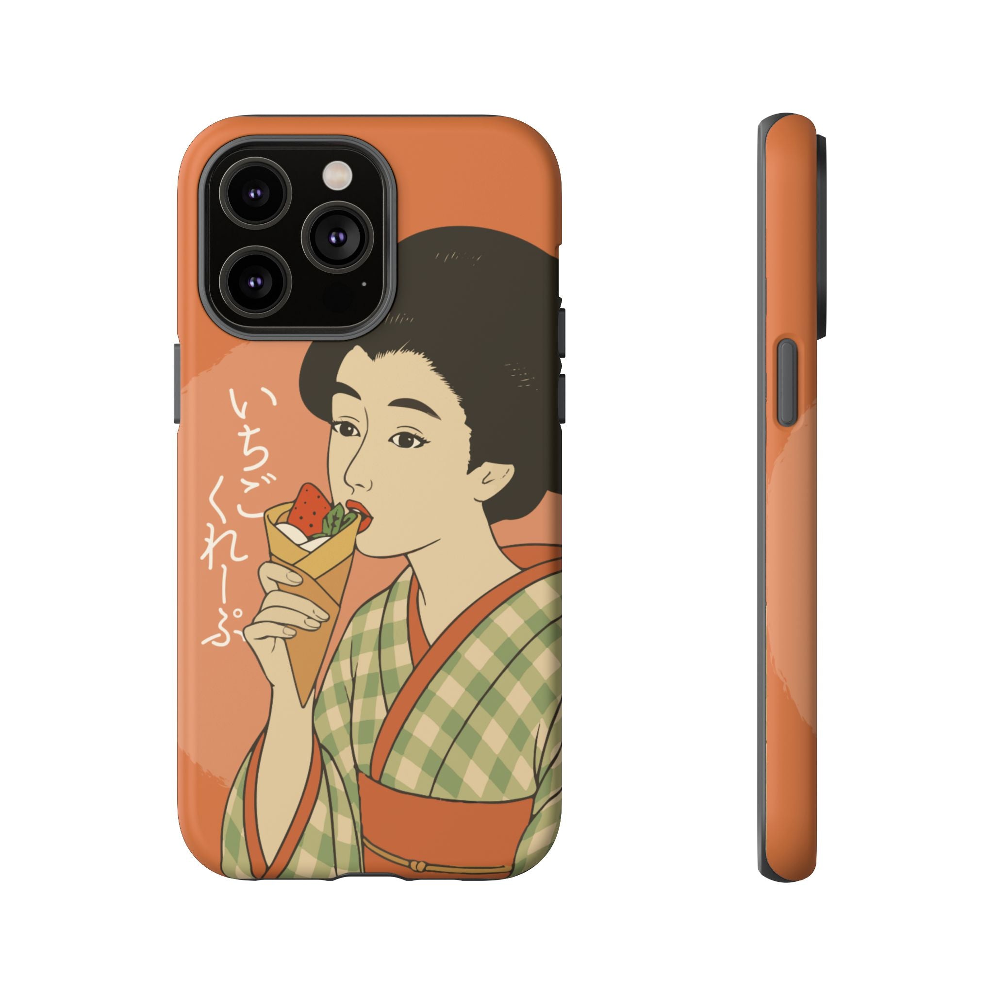 Charming Geisha iPhone Case | Strawberry Crepe