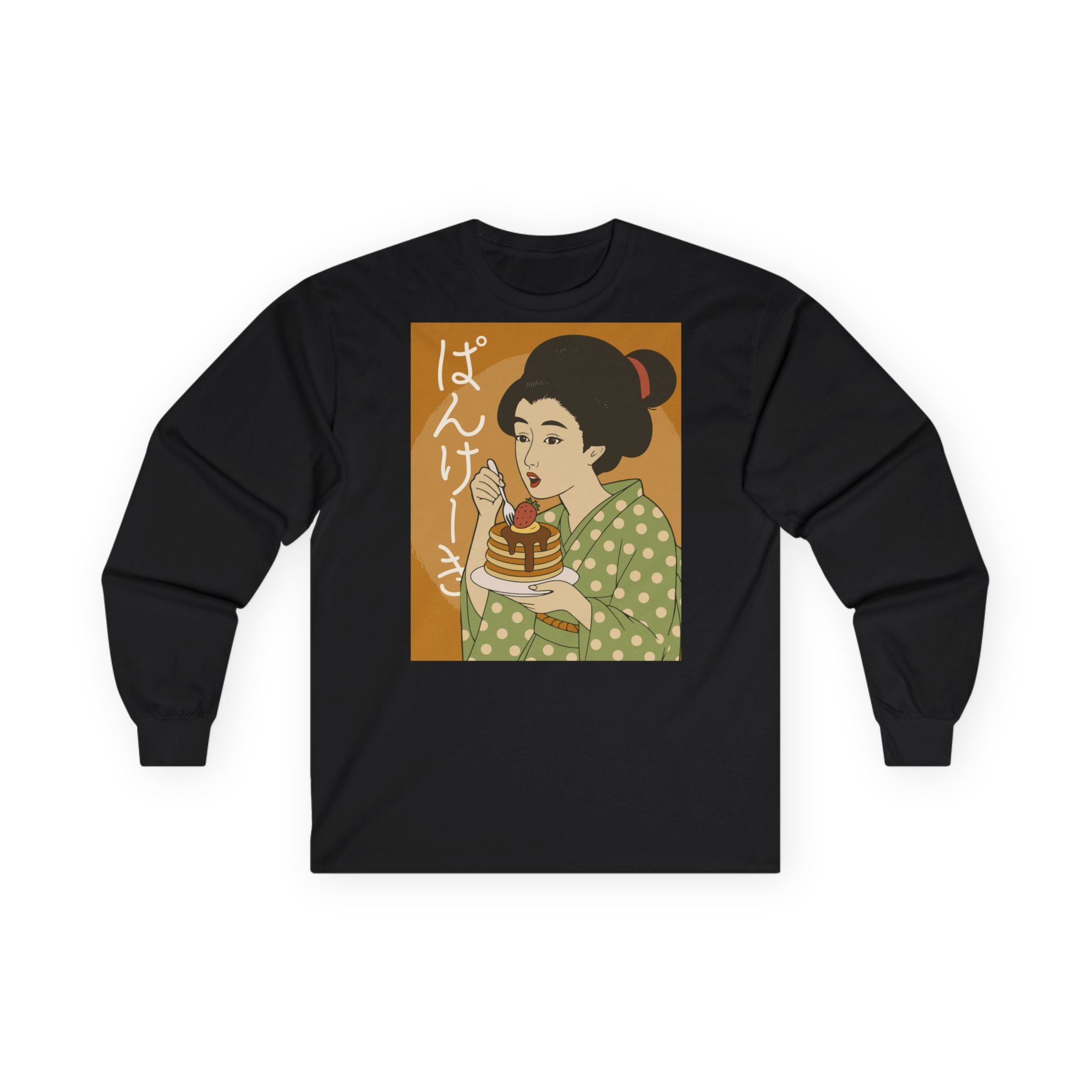 Charming Geisha Unisex Long Sleeve Tee | Pancake