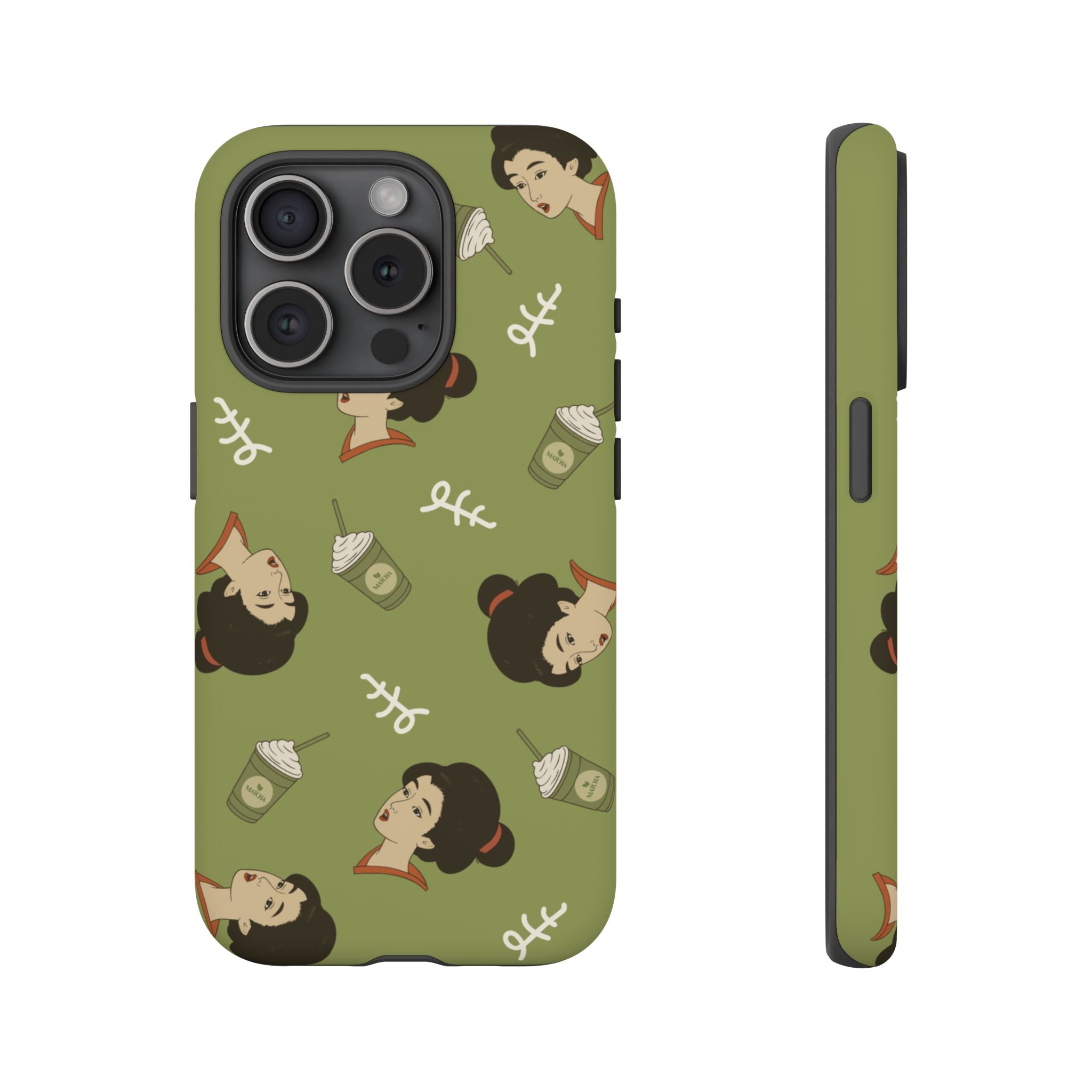 Charming Geisha iPhone Case | Matcha