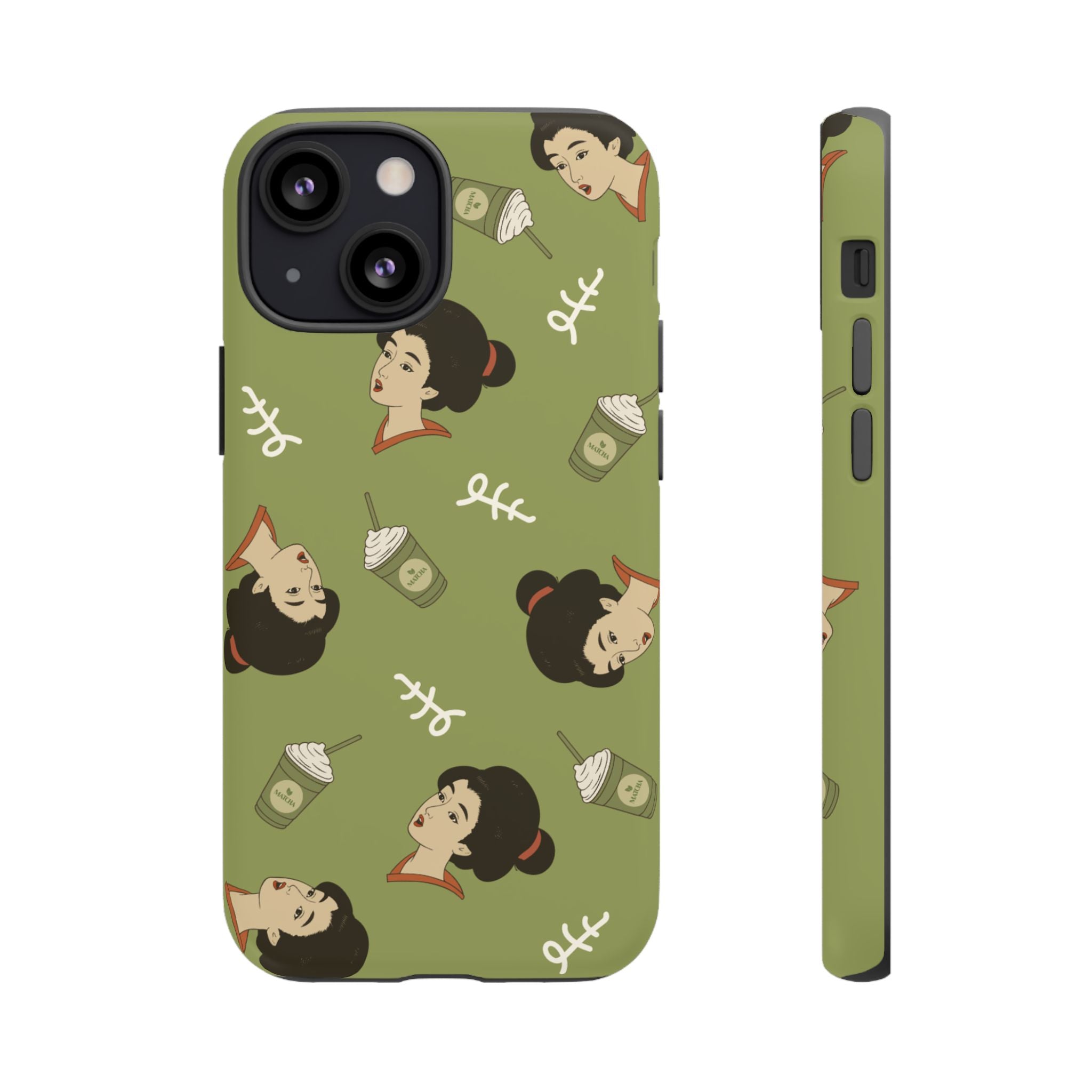 Charming Geisha iPhone Case | Matcha