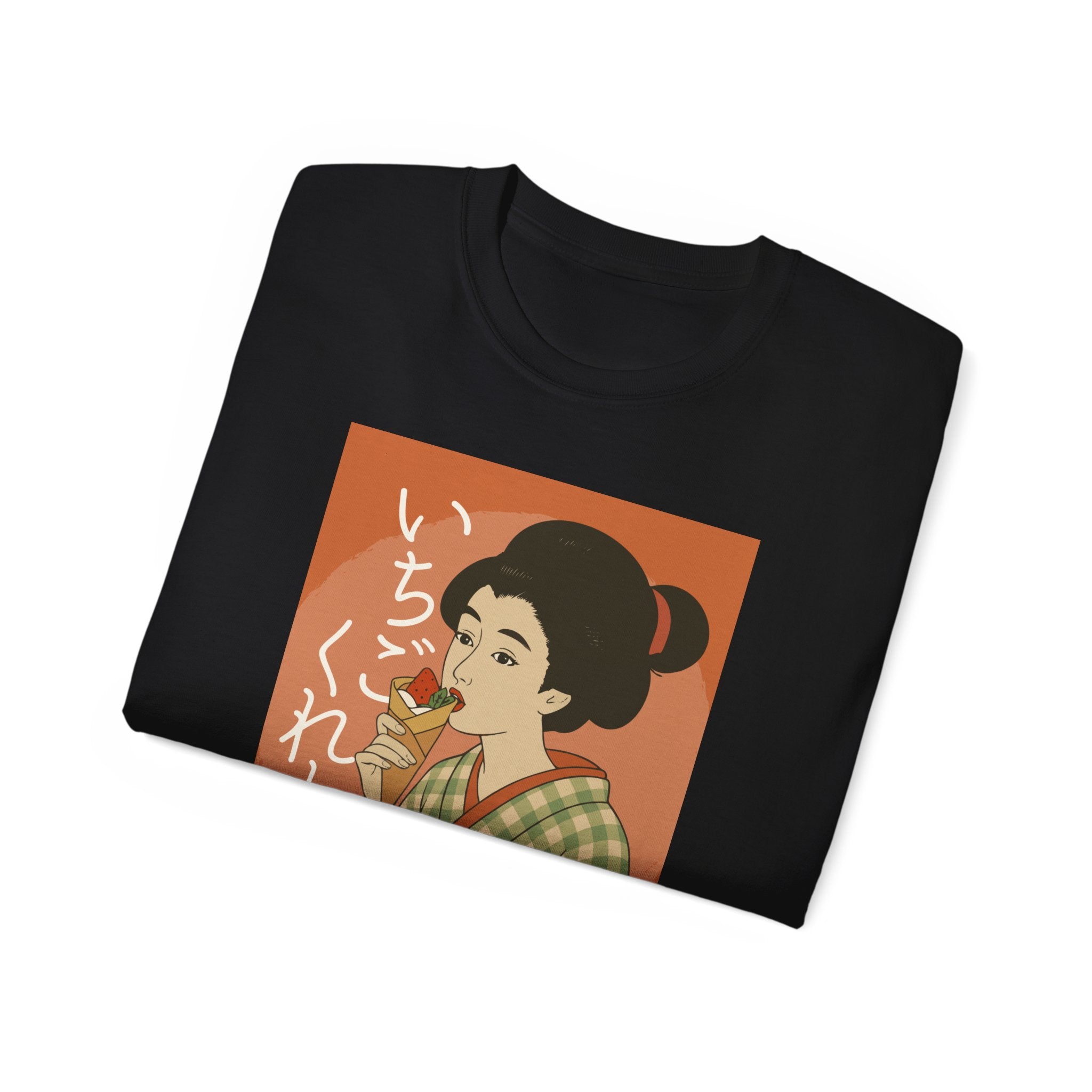 Charming Geisha Unisex Tee | Strawberry Crepe