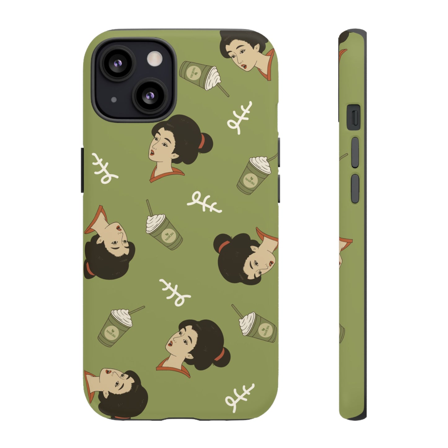 Charming Geisha iPhone Case | Matcha