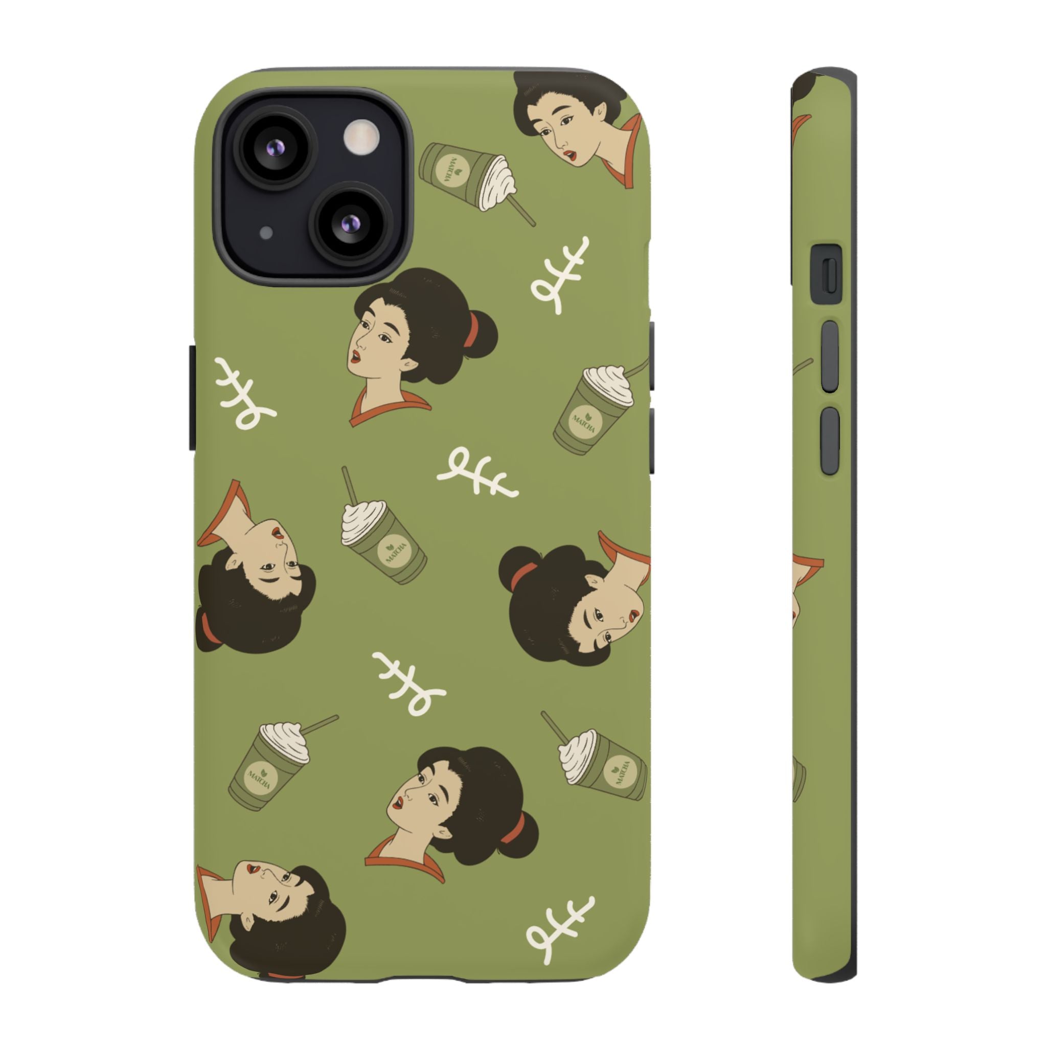 Charming Geisha iPhone Case | Matcha