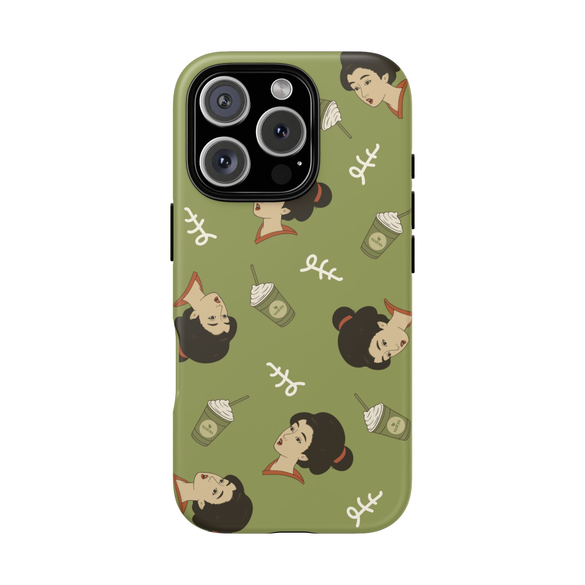 Charming Geisha iPhone Case | Matcha