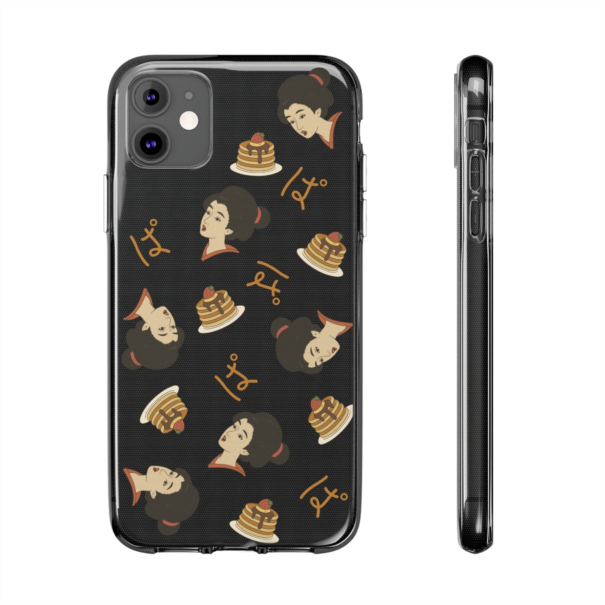 Charming Geisha Clear Silicone iPhone Case | Pancake