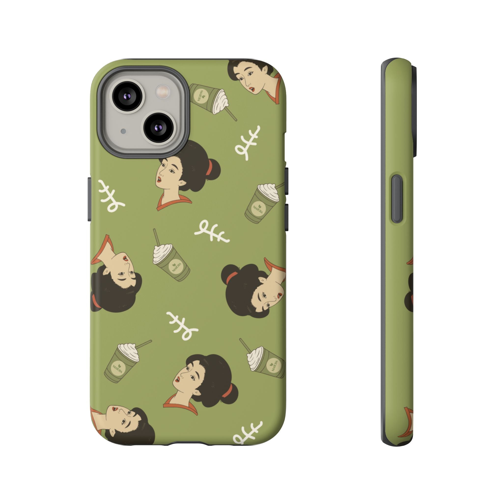 Charming Geisha iPhone Case | Matcha