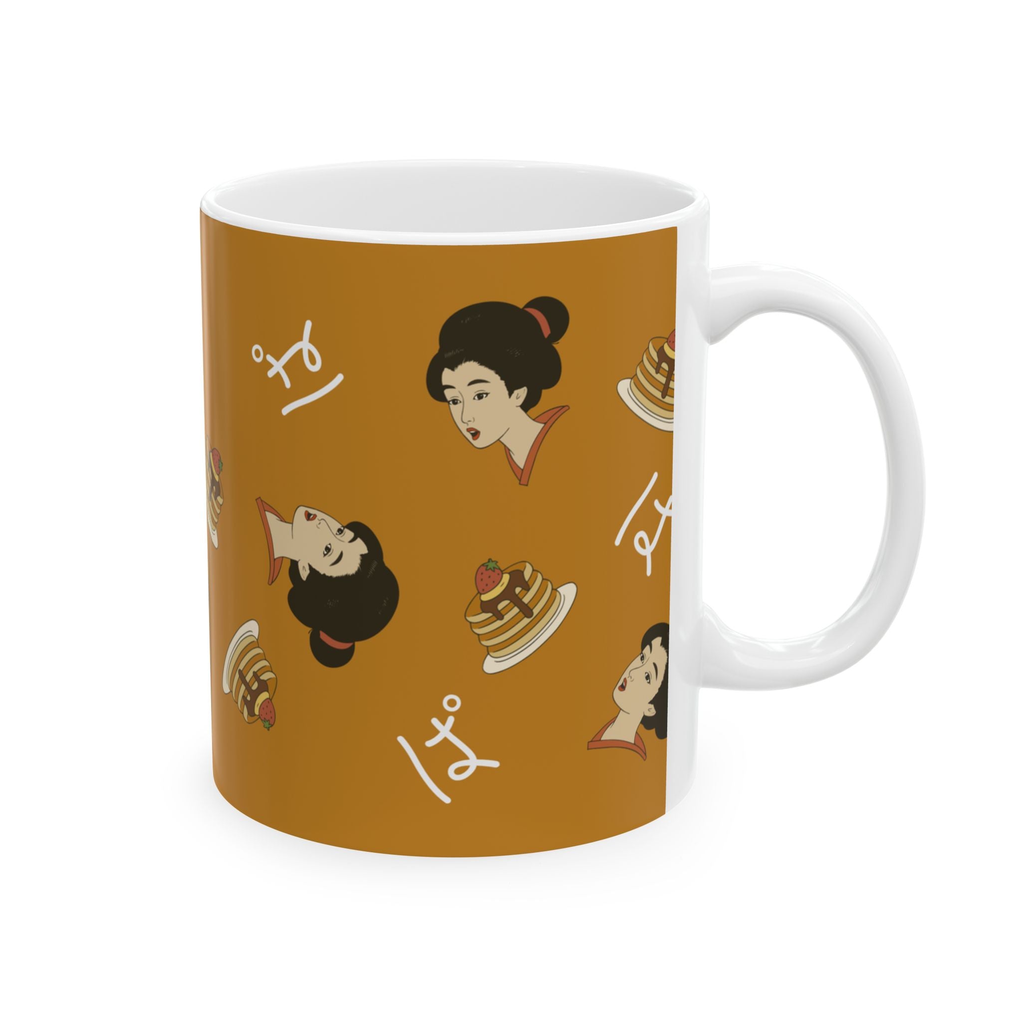 Charming Geisha Ceramic Mug | Pancake