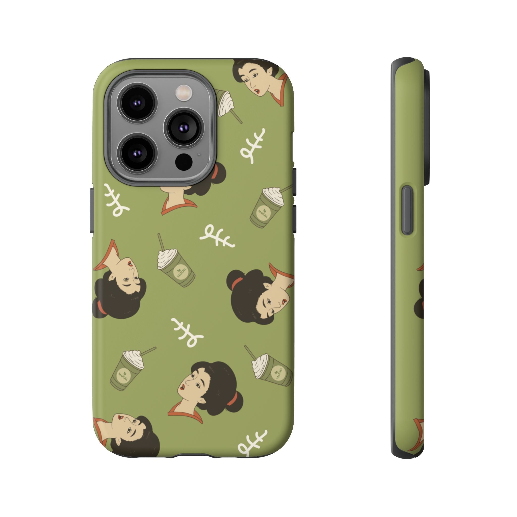 Charming Geisha iPhone Case | Matcha