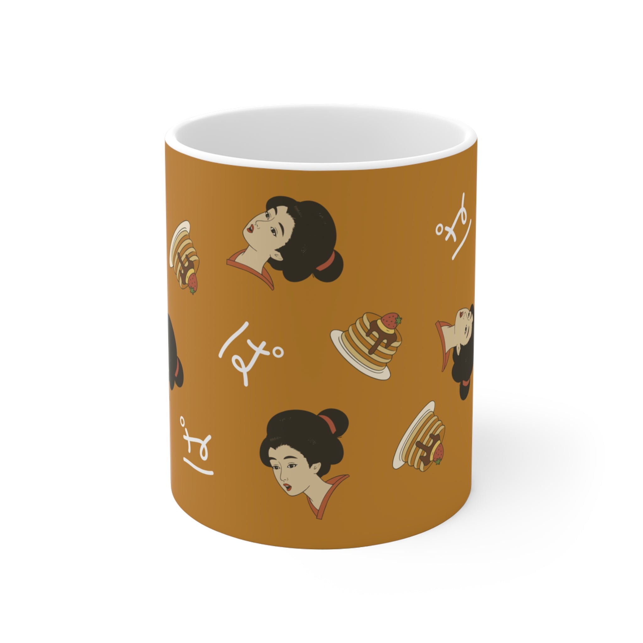 Charming Geisha Ceramic Mug | Pancake