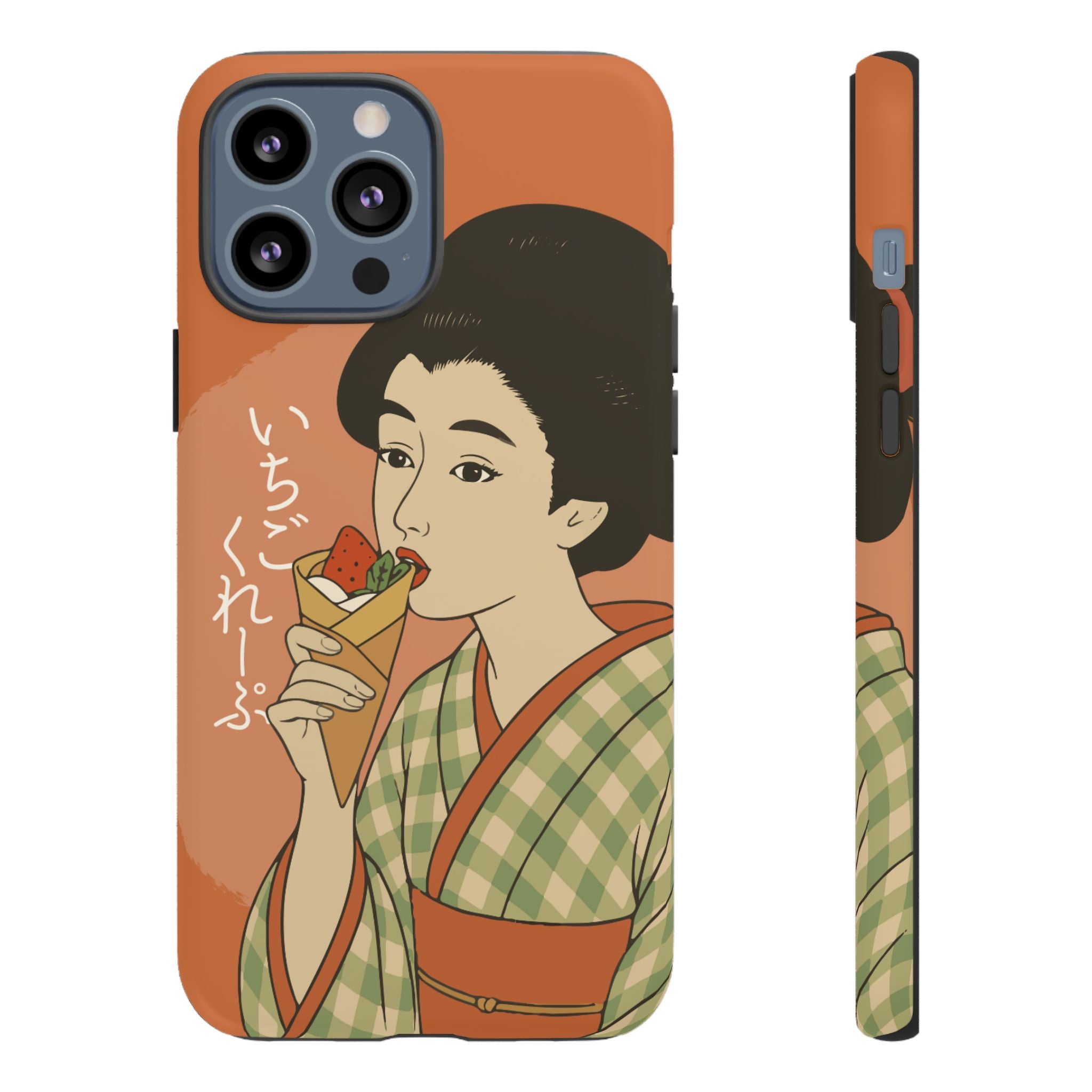 Charming Geisha iPhone Case | Strawberry Crepe