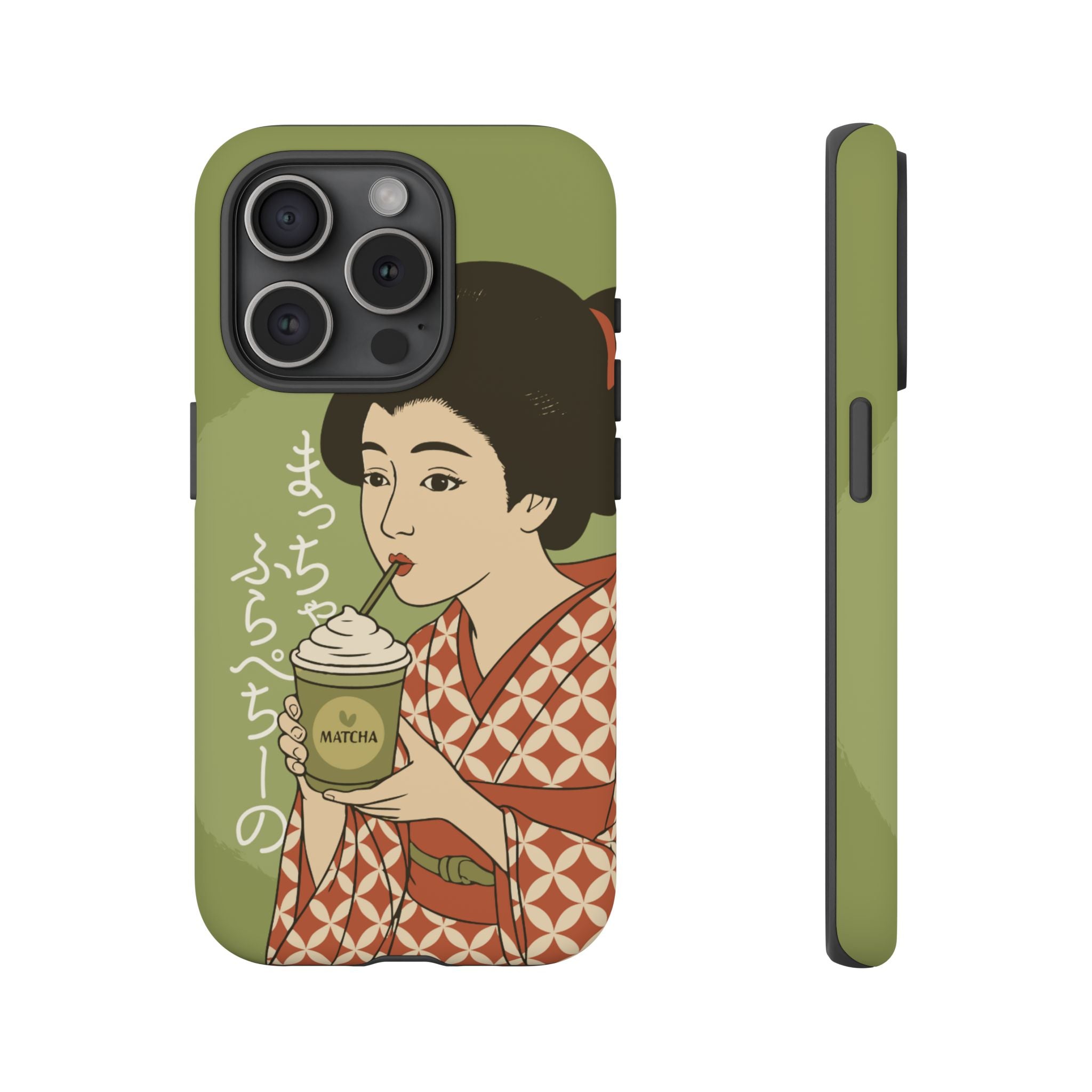 Charming Geisha iPhone Case | Matcha Frappuccino