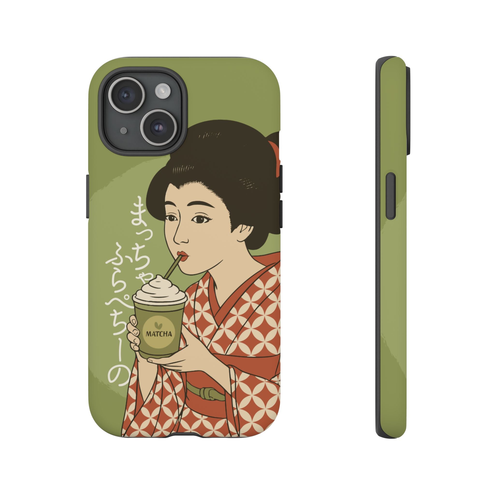 Charming Geisha iPhone Case | Matcha Frappuccino