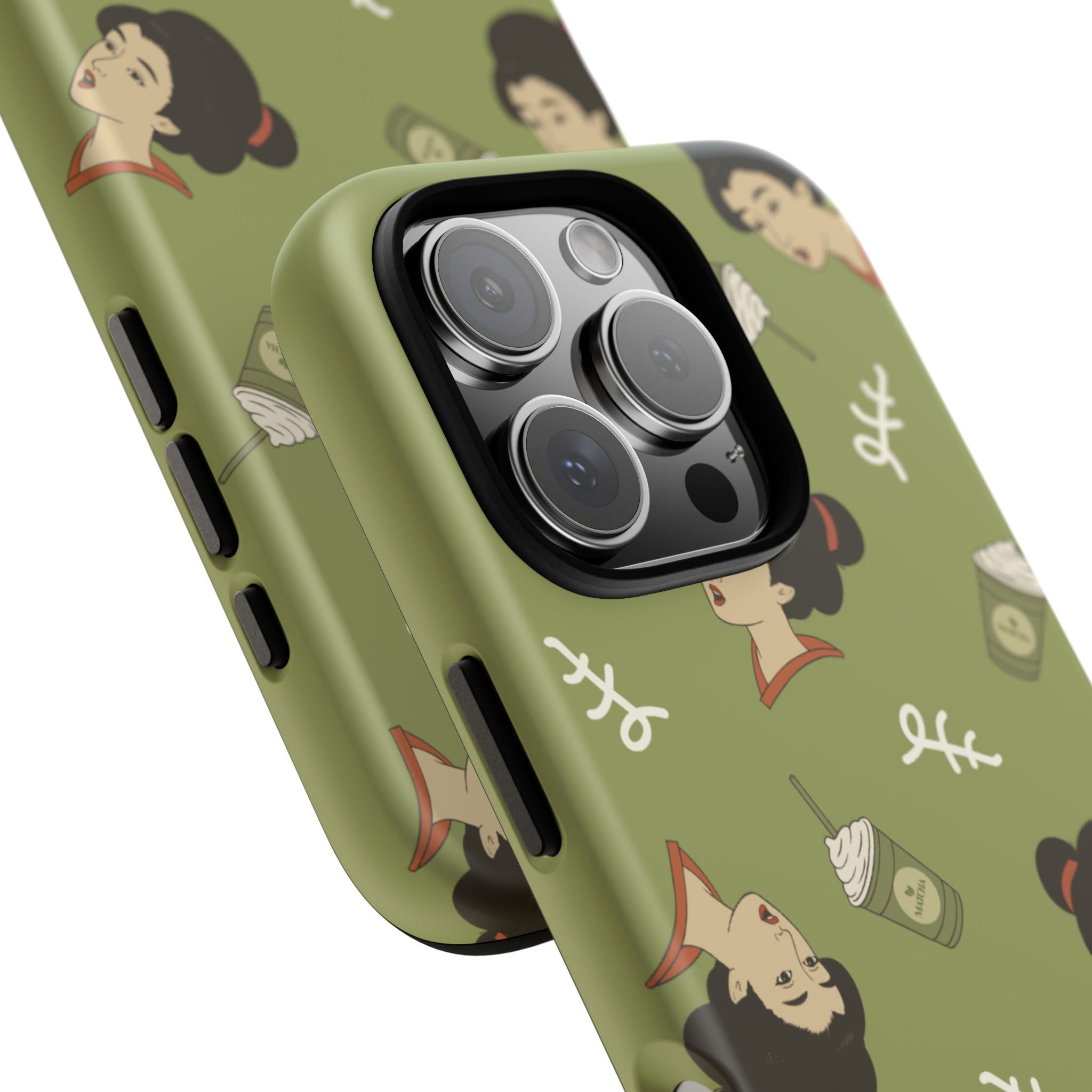 Charming Geisha iPhone Case | Matcha