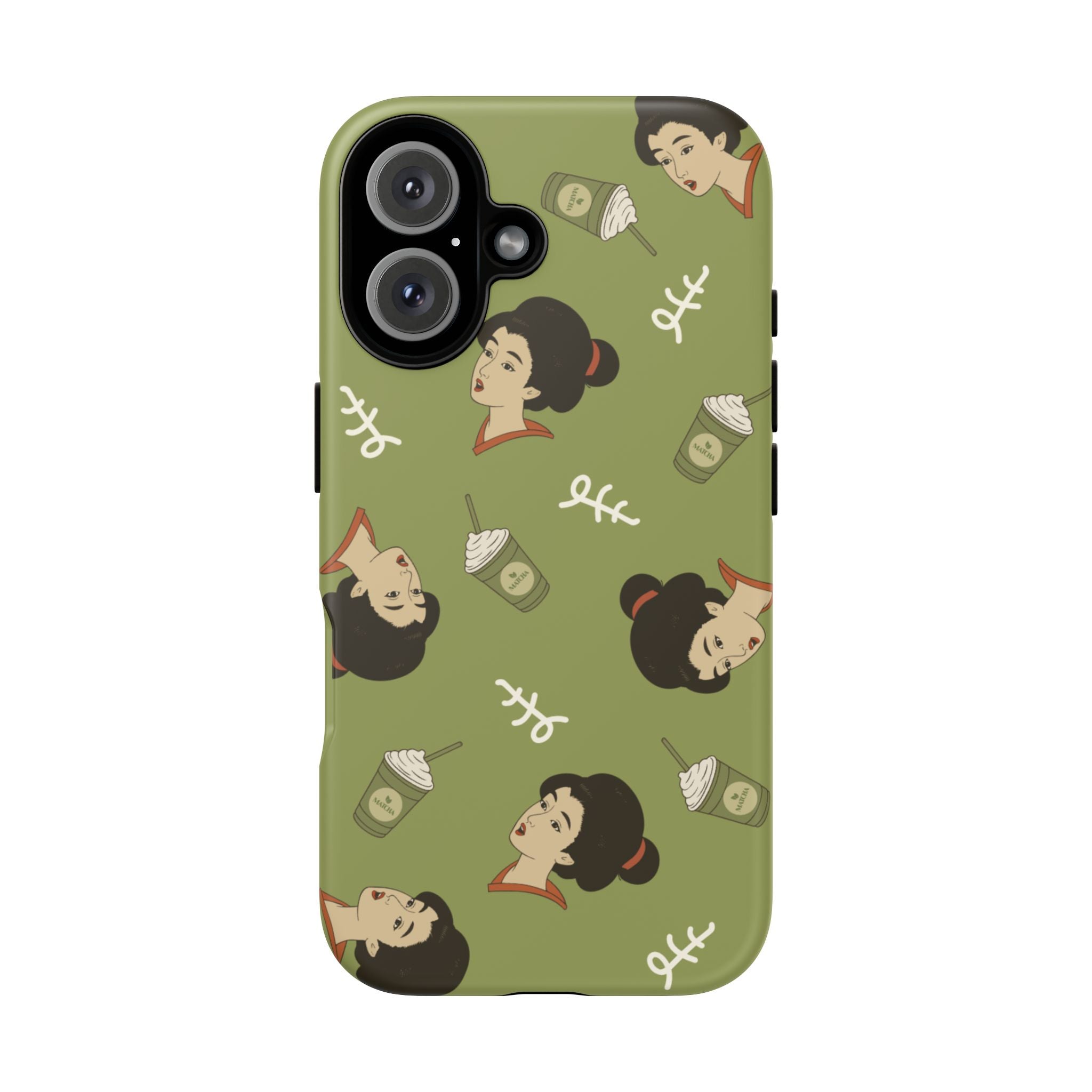 Charming Geisha iPhone Case | Matcha