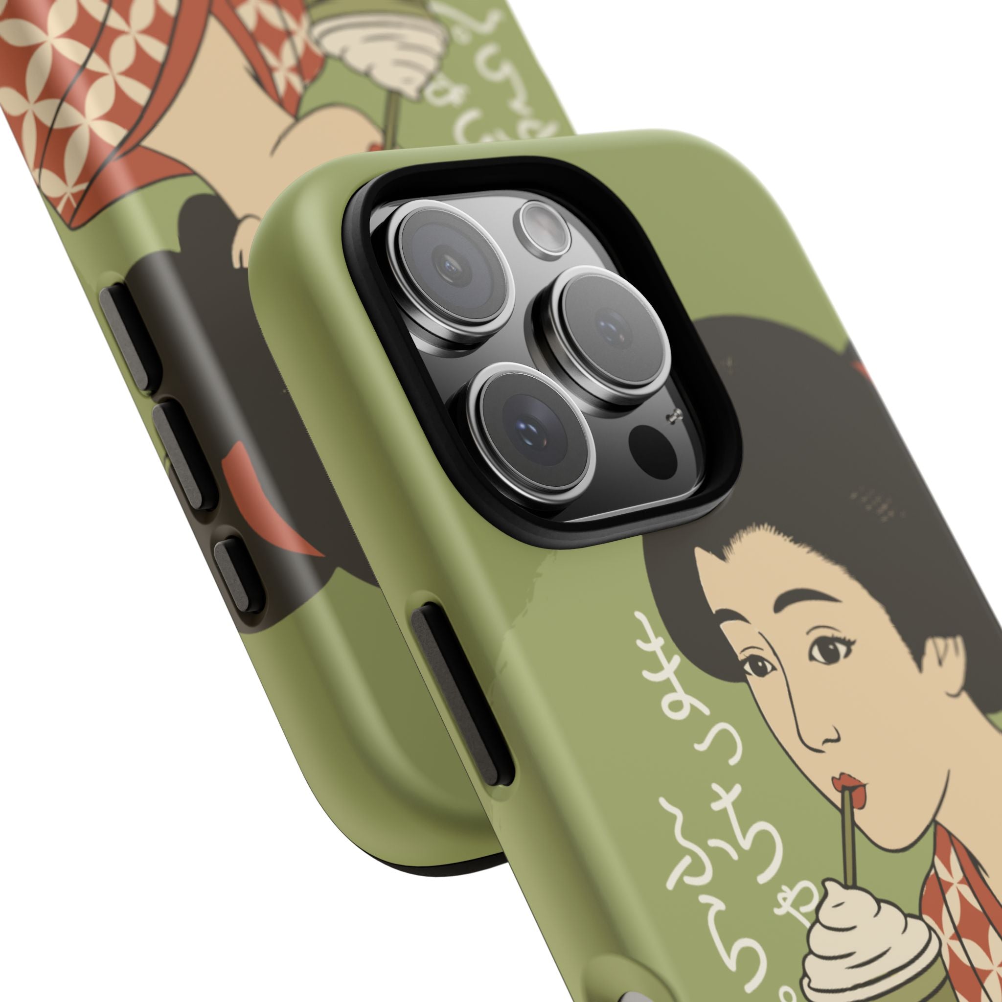 Charming Geisha iPhone Case | Matcha Frappuccino