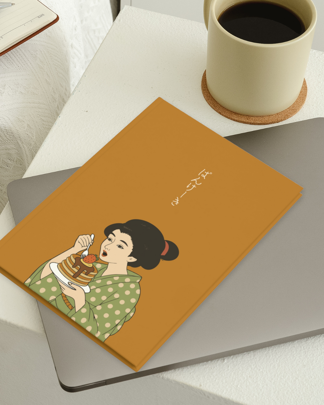 Charming Geisha Hardcover Journal | Pancake