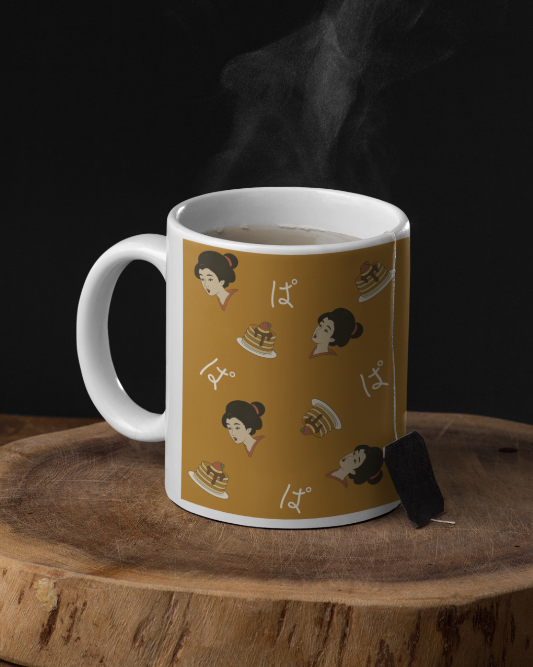 Charming Geisha Ceramic Mug | Pancake