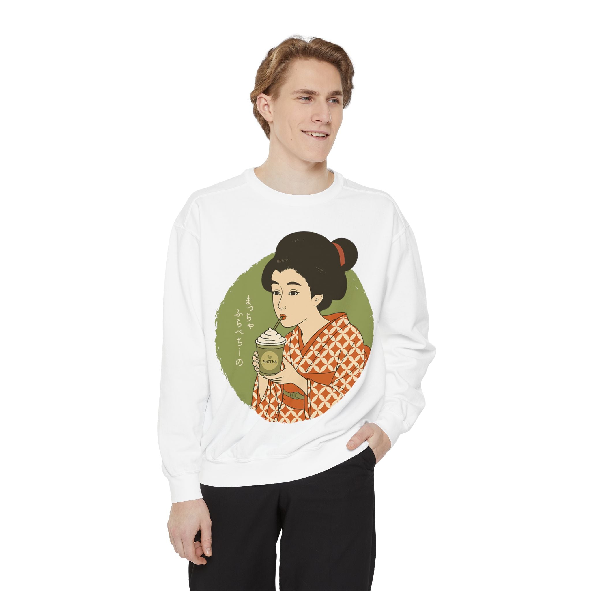 Charming Geisha Sweatshirt | Matcha Frappuccino
